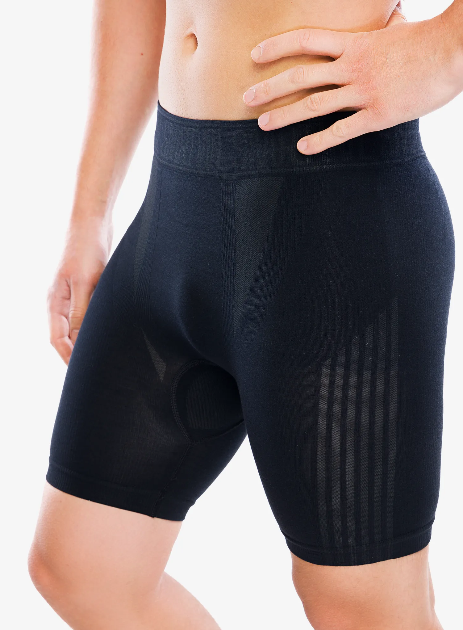 Termoaktivne bokserice Smartwool Intraknit 6 Boxer Brief Boxed - black/charcoal