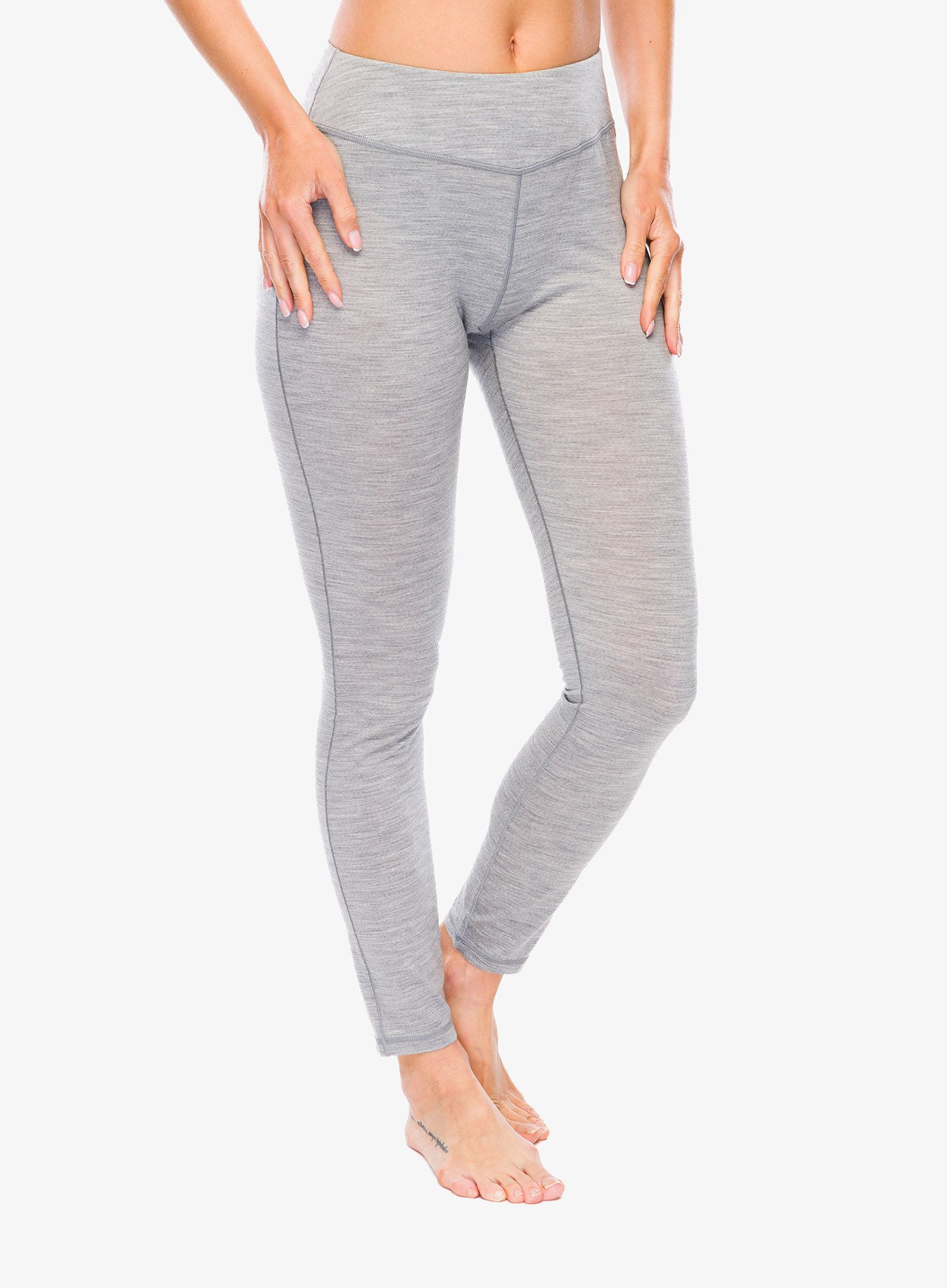 Ženske tajice Smartwool Merino 150 Baselayer Bottom - light gray heather