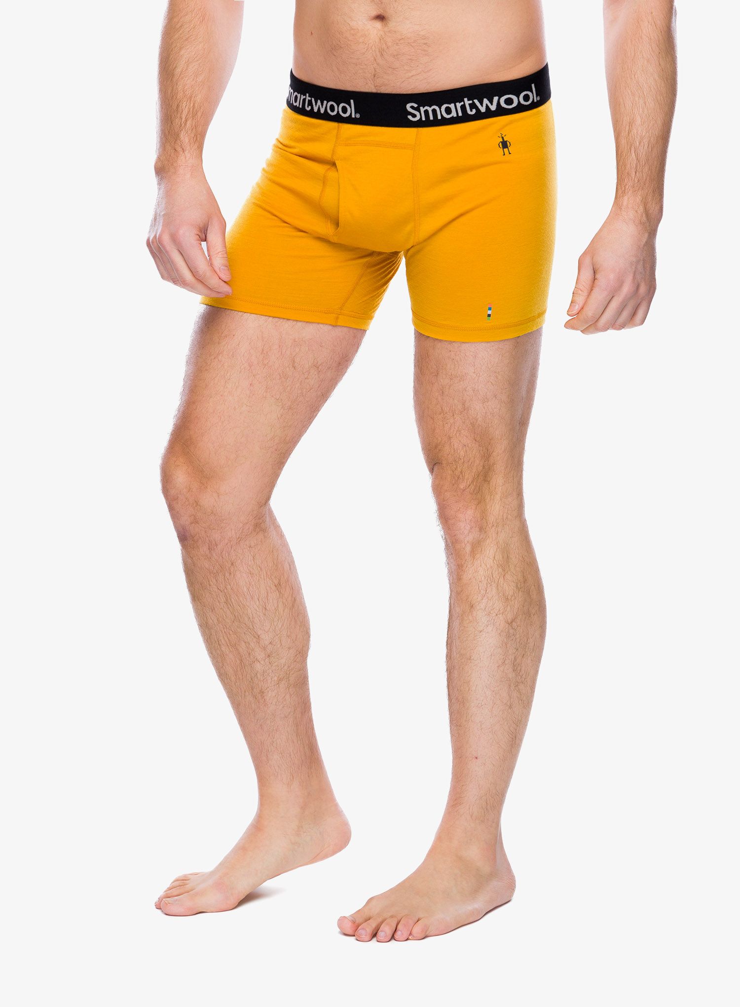 Termoaktivne bokserice Smartwool Merino Boxer Brief Boxed - honey gold