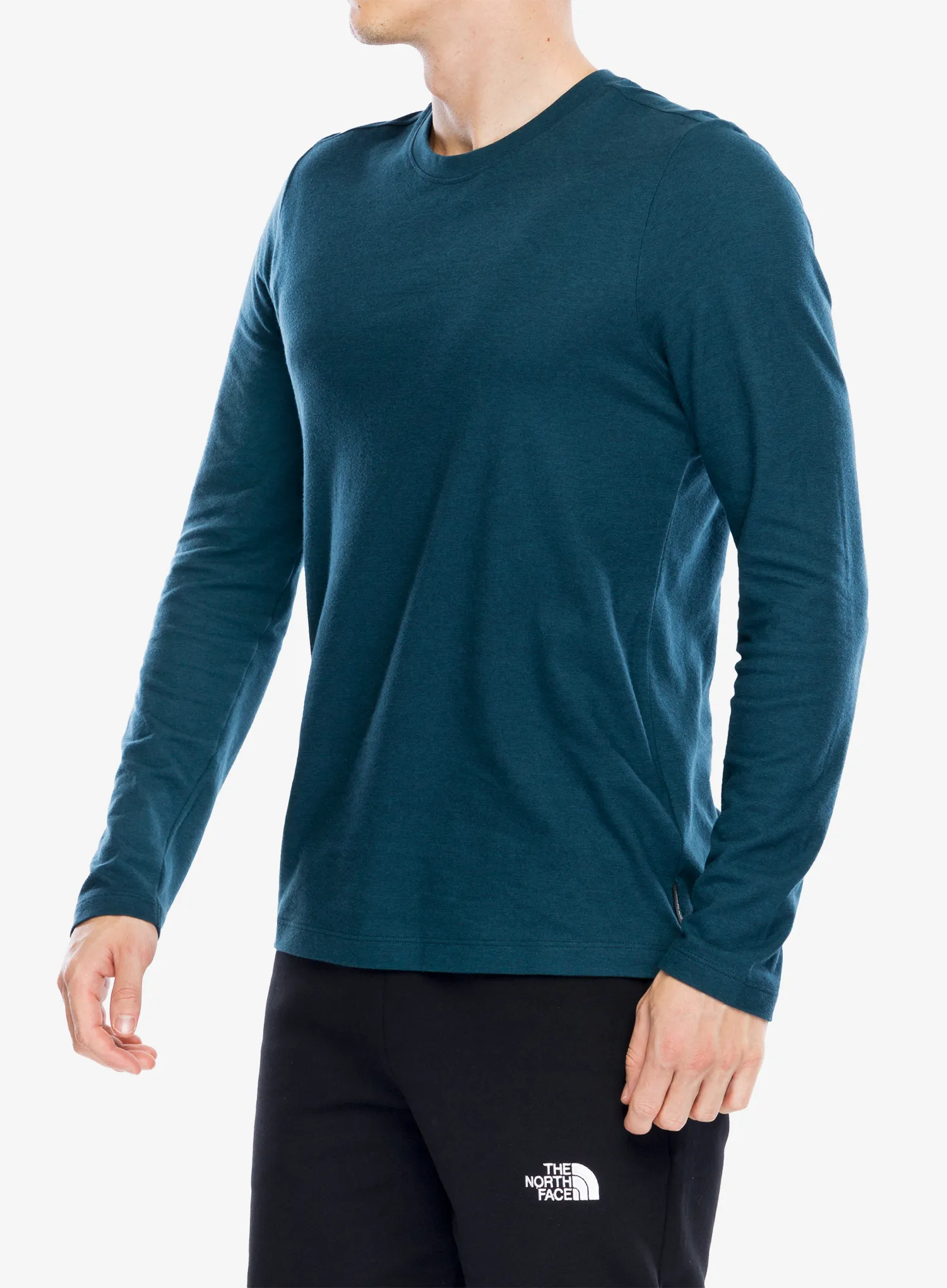 Dukserica Smartwool Perfect Crew Long Sleeve Tee - twilight blue