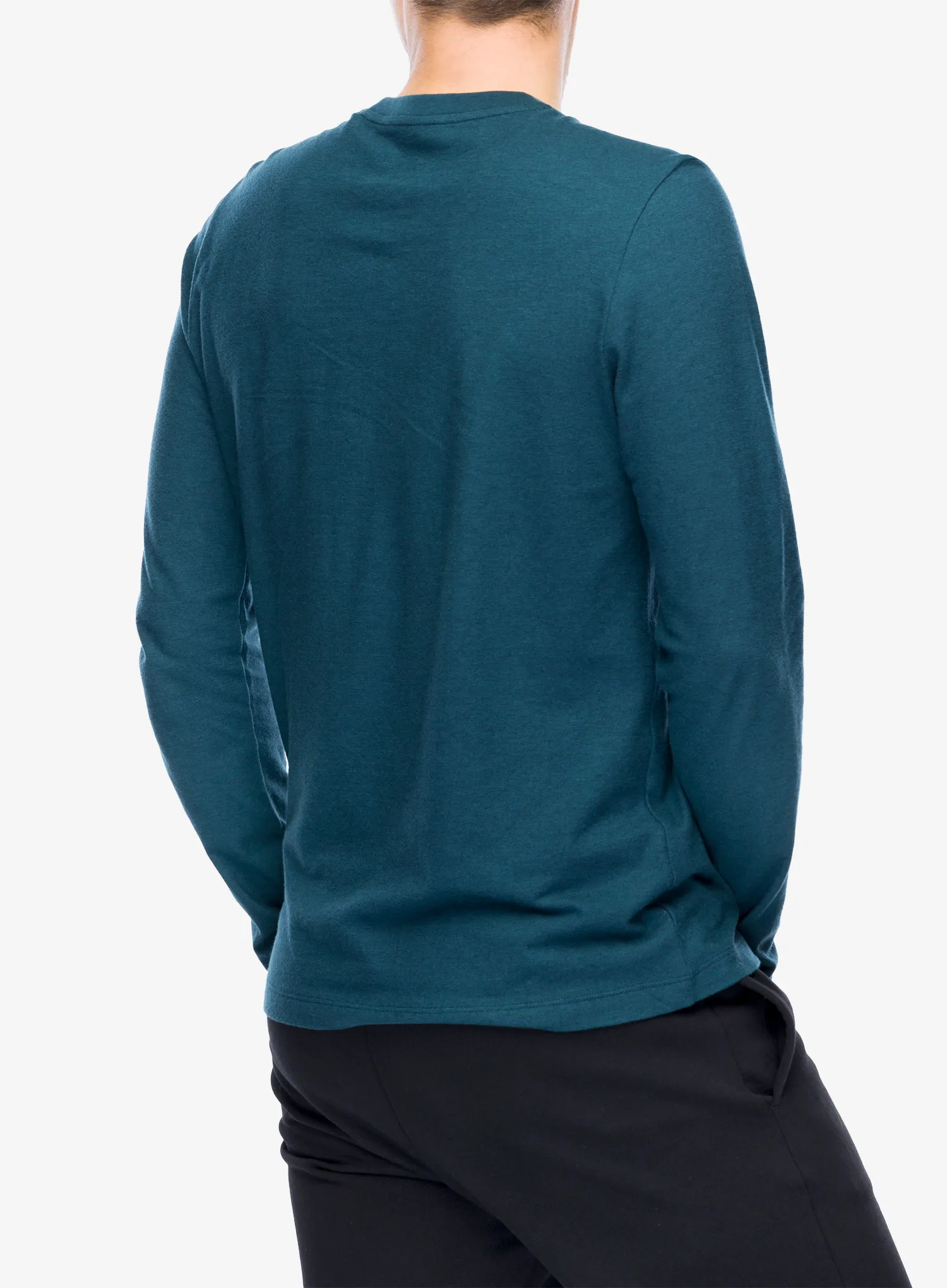 Dukserica Smartwool Perfect Crew Long Sleeve Tee - twilight blue