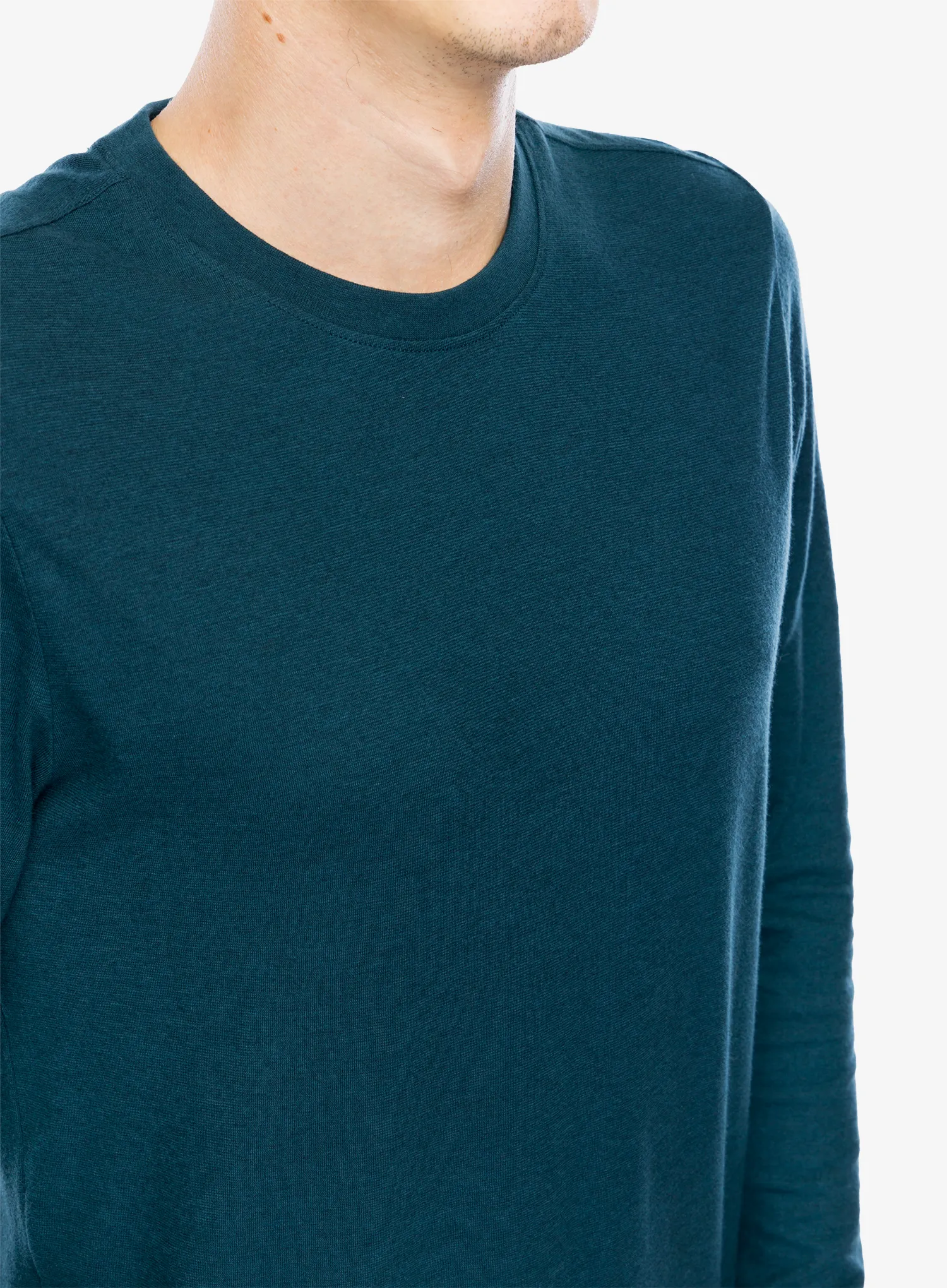 Dukserica Smartwool Perfect Crew Long Sleeve Tee - twilight blue