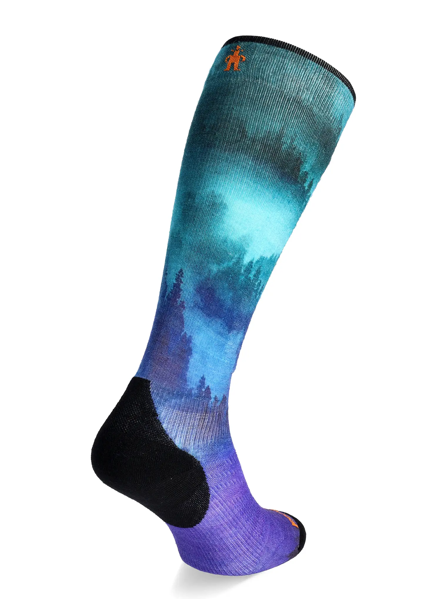 Skijaške čarape Smartwool Ski Targeted Cushion Compression Print OTC Socks - black