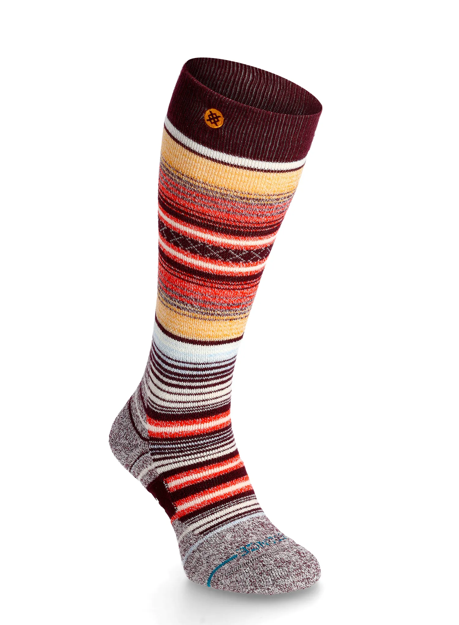 Skijaške čarape Stance Curren Snow - wine