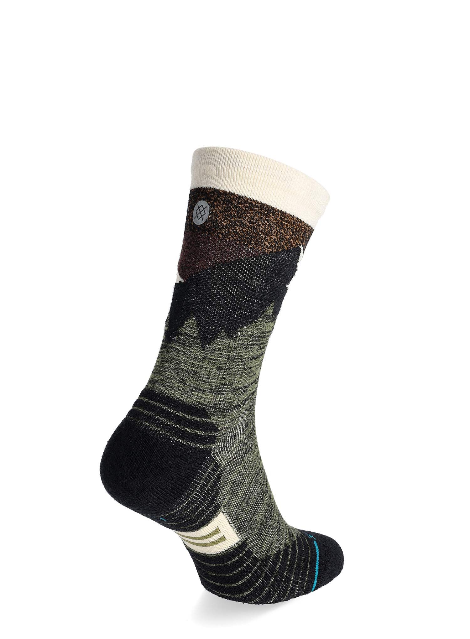 Čarape Stance Mid Wool Crew - olive