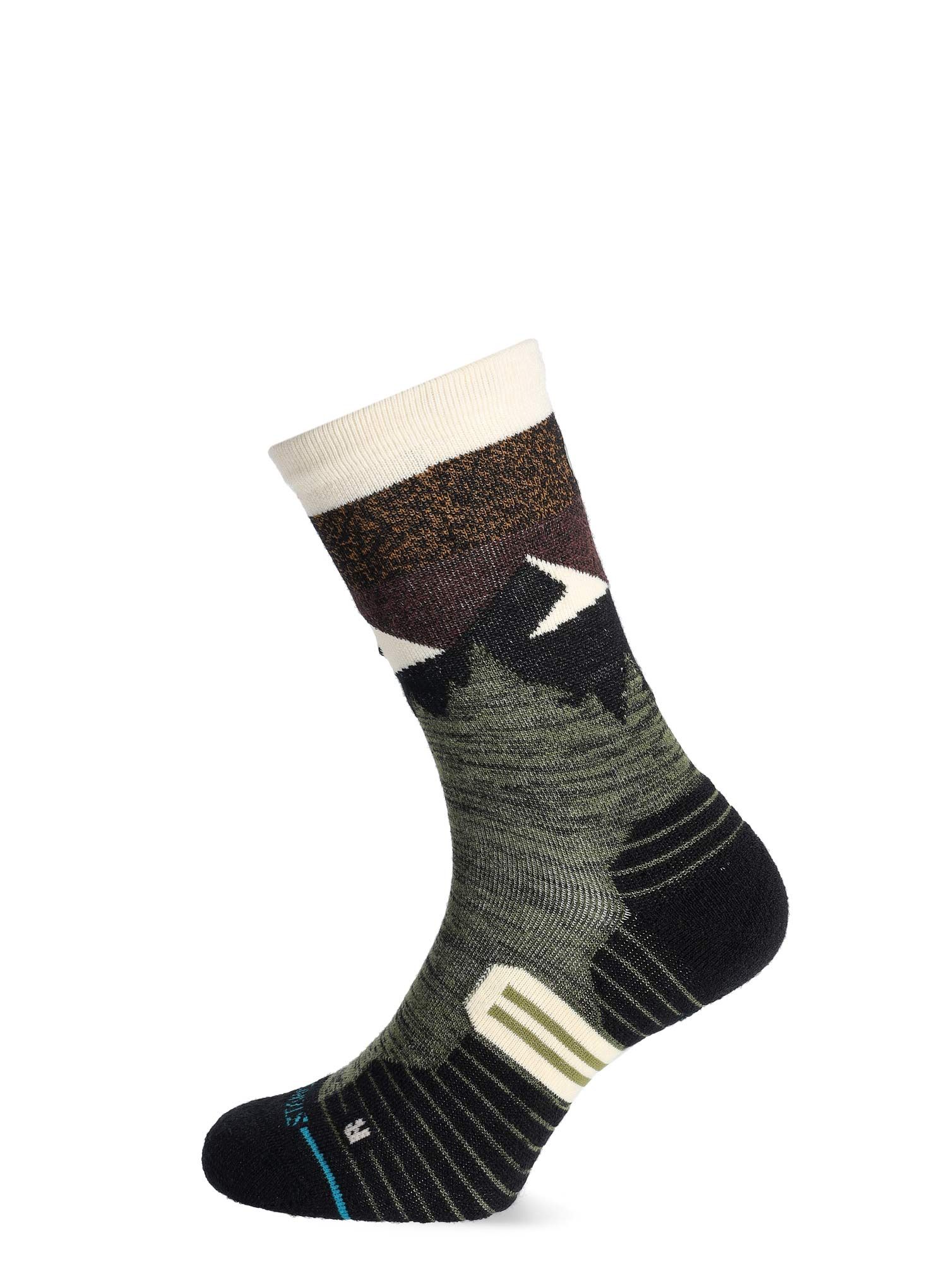Čarape Stance Mid Wool Crew - olive