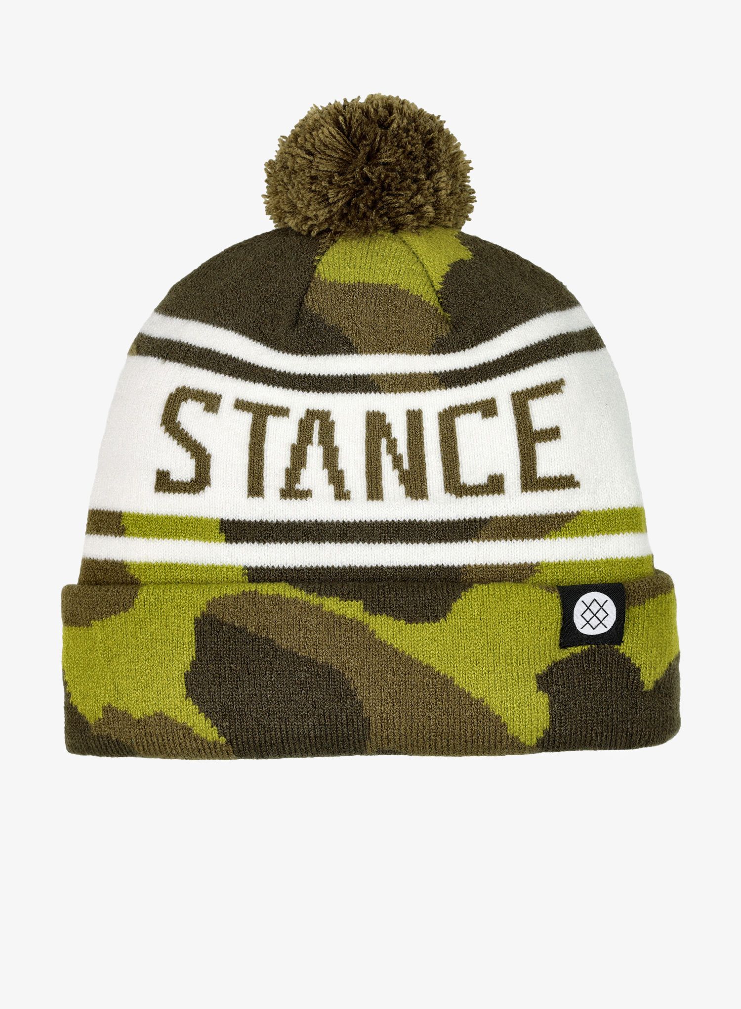 Zimska kapa Stance OG Pom Beanie - camo