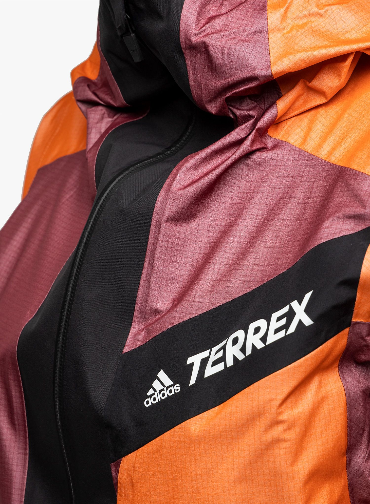 Ženska jakna adidas TERREX Techrock Light GORE-TEX Jacket - red/semi impact orange