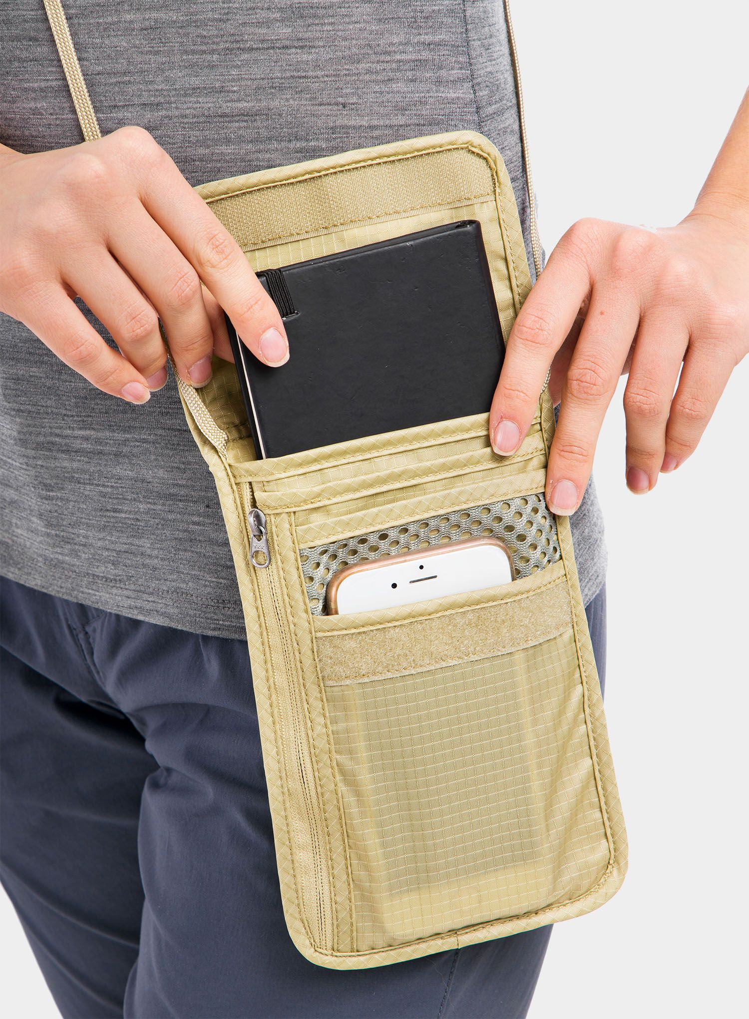 Torbica Tatonka Skin Neck Pouch - natural