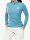 Ženska dukserica od flisa The North Face 100 Glacier 1/4 Zip - algae blue