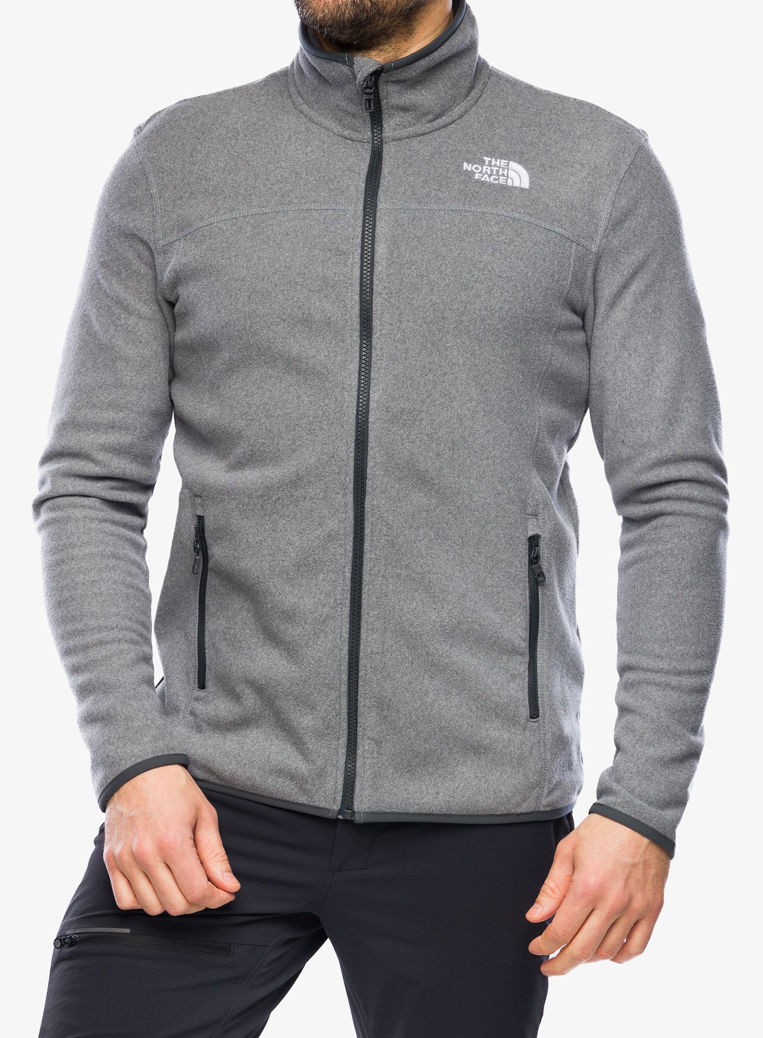 Dukserica The North Face 100 Glacier Full Zip - medium grey