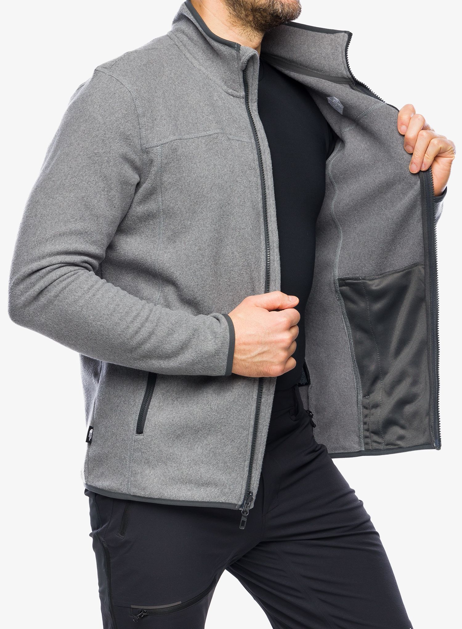 Dukserica The North Face 100 Glacier Full Zip - medium grey