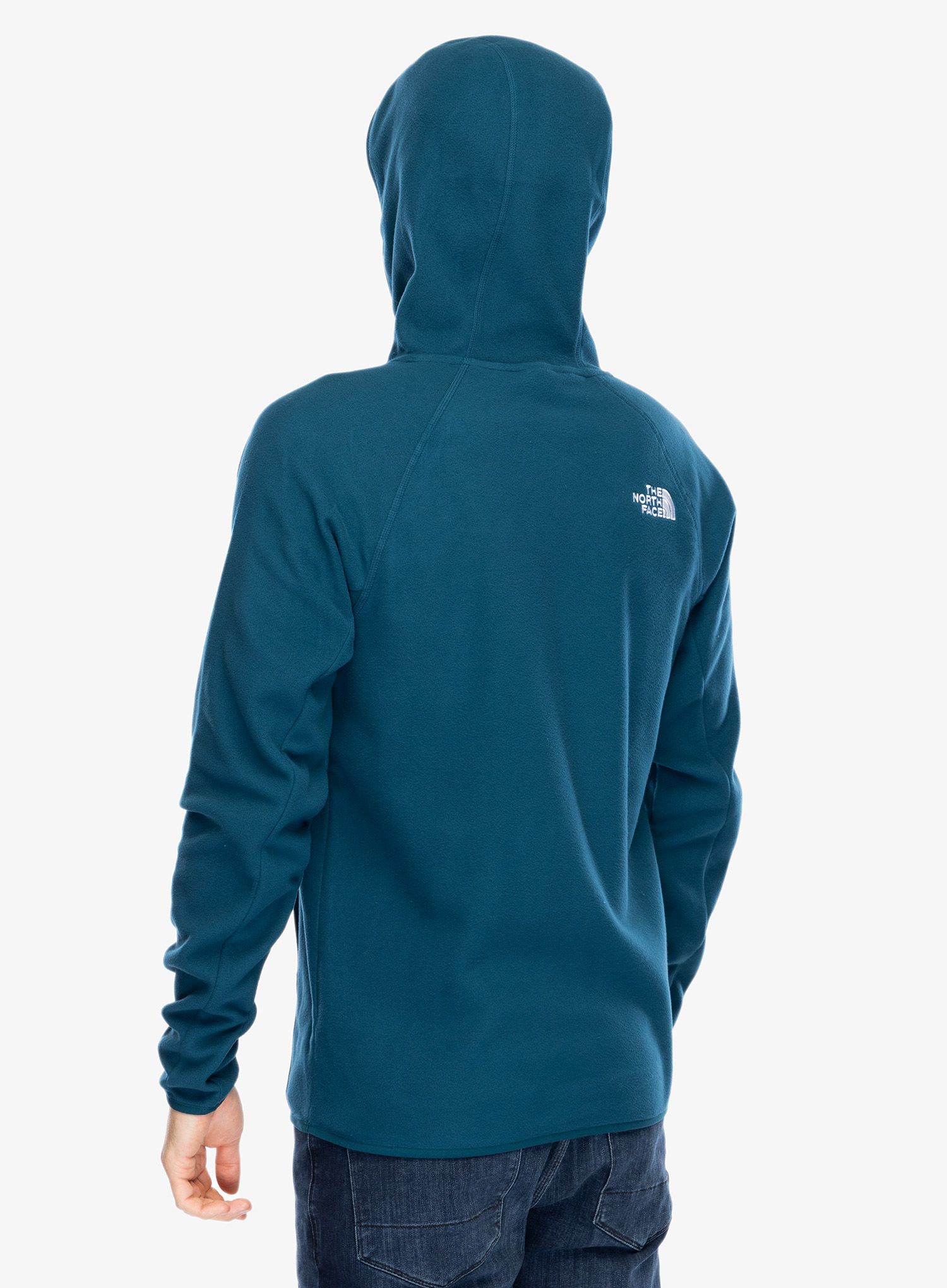Dukserica od flisa The North Face 100 Glacier Hoodie - midnight petrol