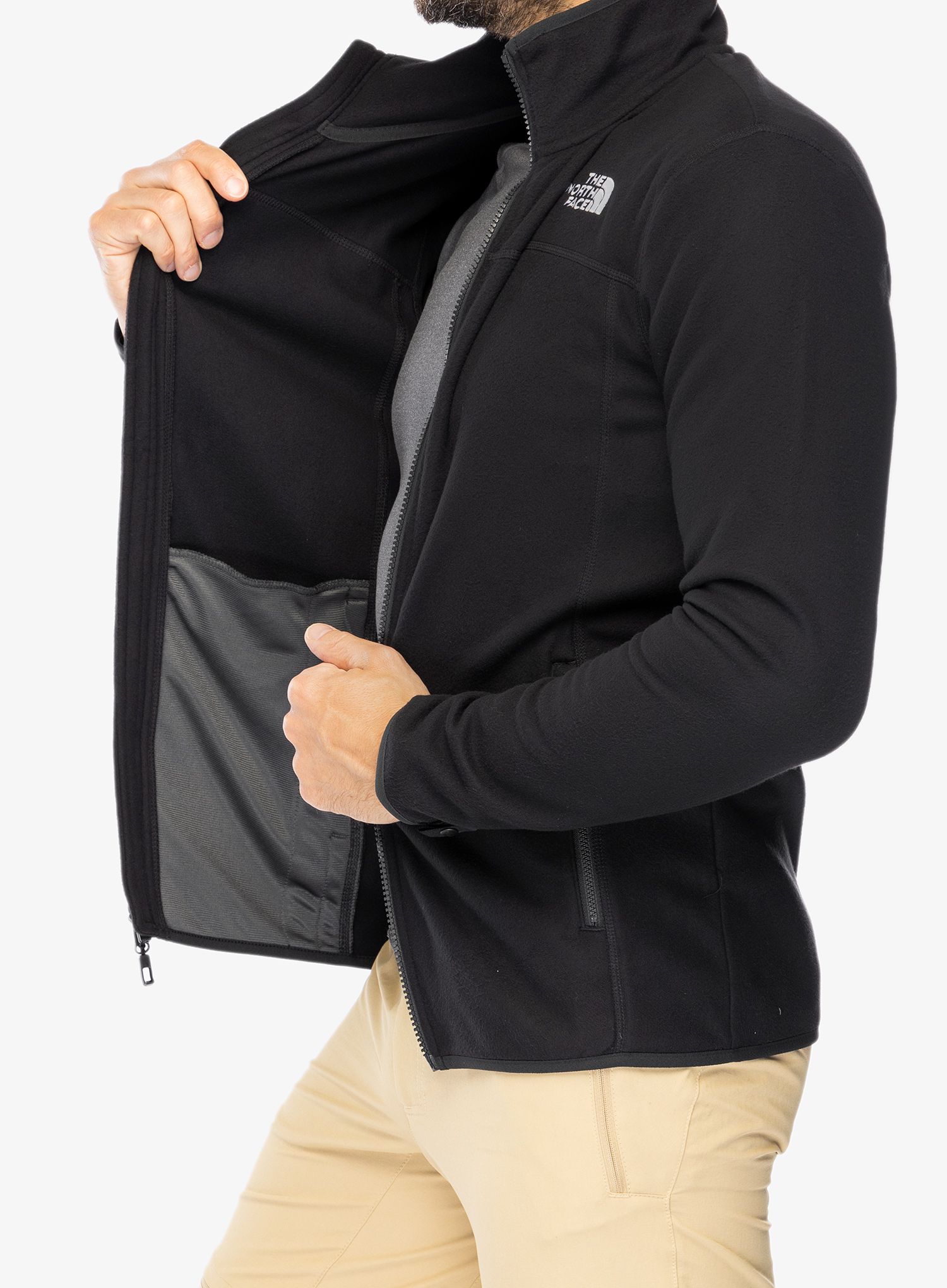 Dukserica The North Face 100 Glacier Full Zip - tnf black