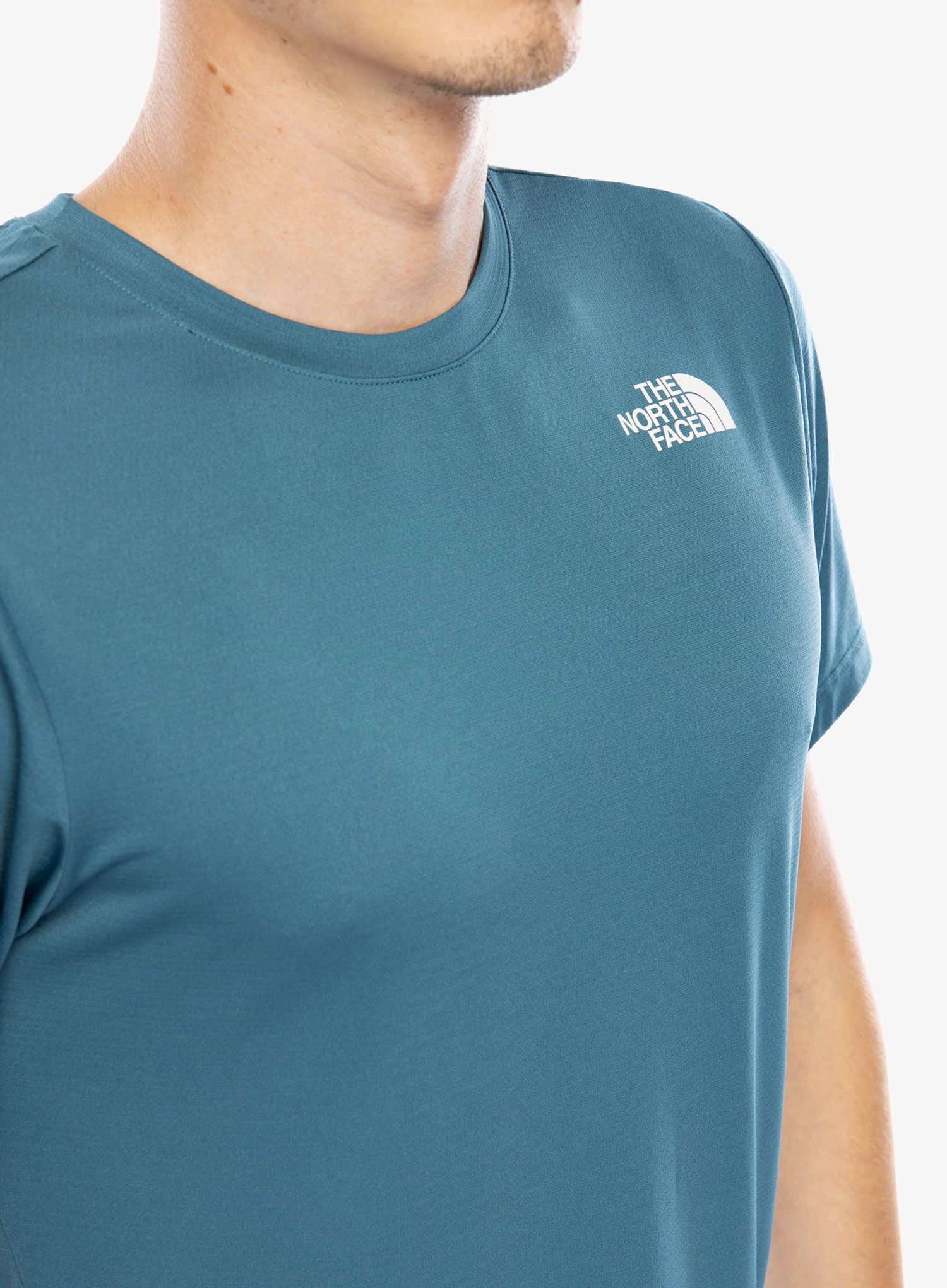 Majica za trening The North Face 24/7 S/S Tee Reg - mallard blue