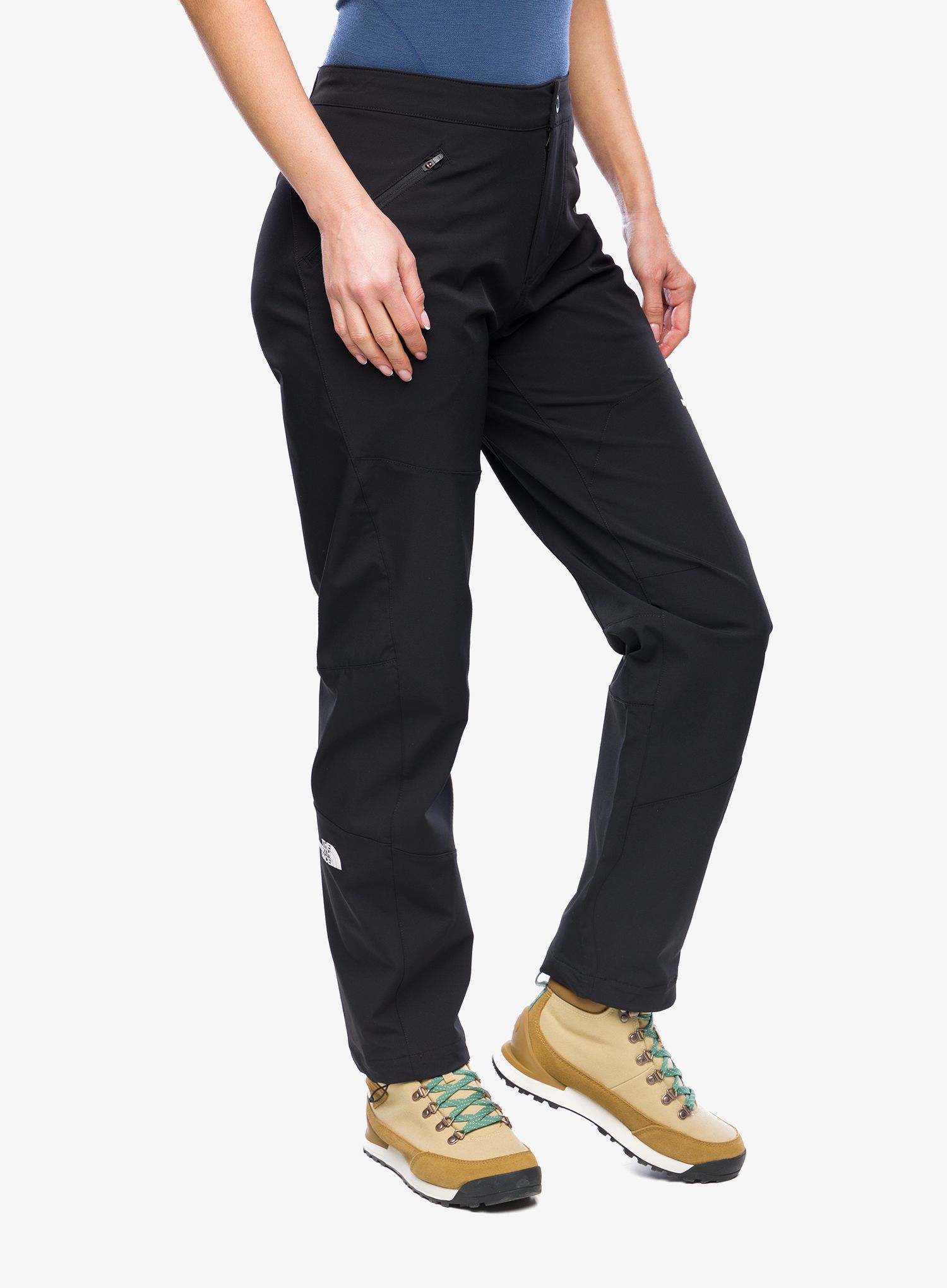 Ženske hlače The North Face Alpine Ridge Regular Straight Pant - black/black