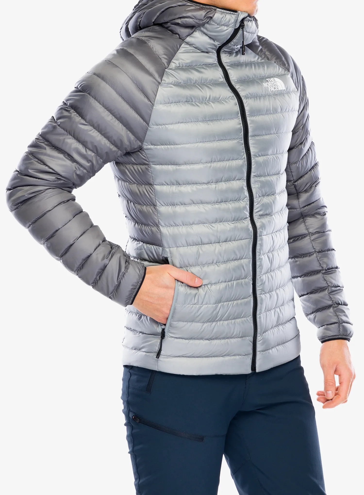 Pernata jakna The North Face Bettaforca Lt Down Hoodie - monument grey/smoked pearl