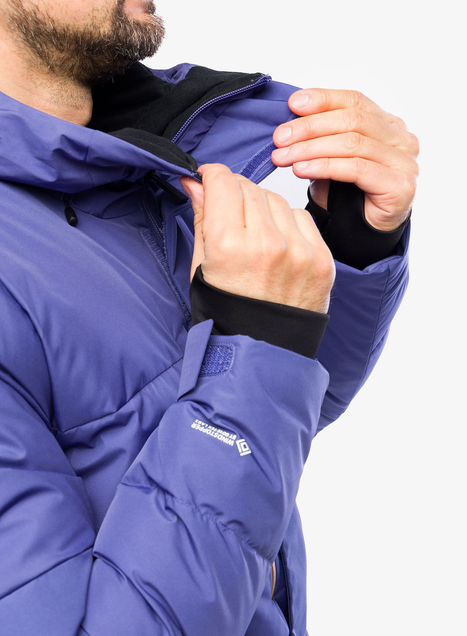 Skijaška jakna The North Face Corefire Down Windstopper Jacket - cave blue