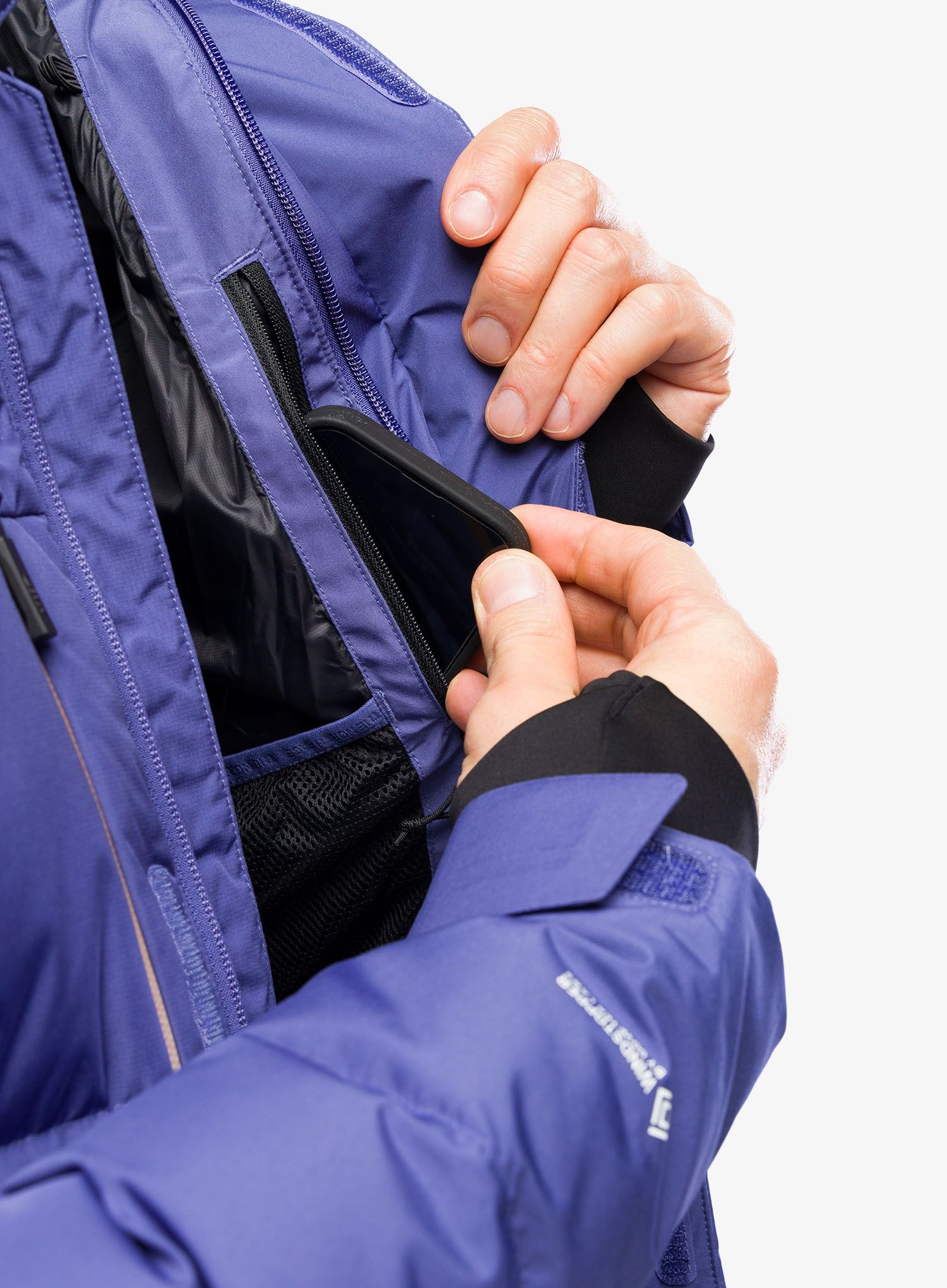 Skijaška jakna The North Face Corefire Down Windstopper Jacket - cave blue