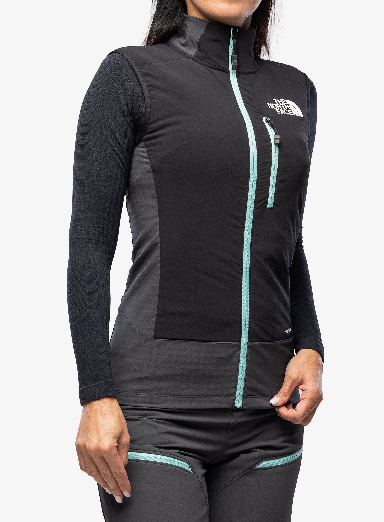 Ženski prsluk The North Face Dawn Turn Hybrid Ventrix Vest - grey/teal