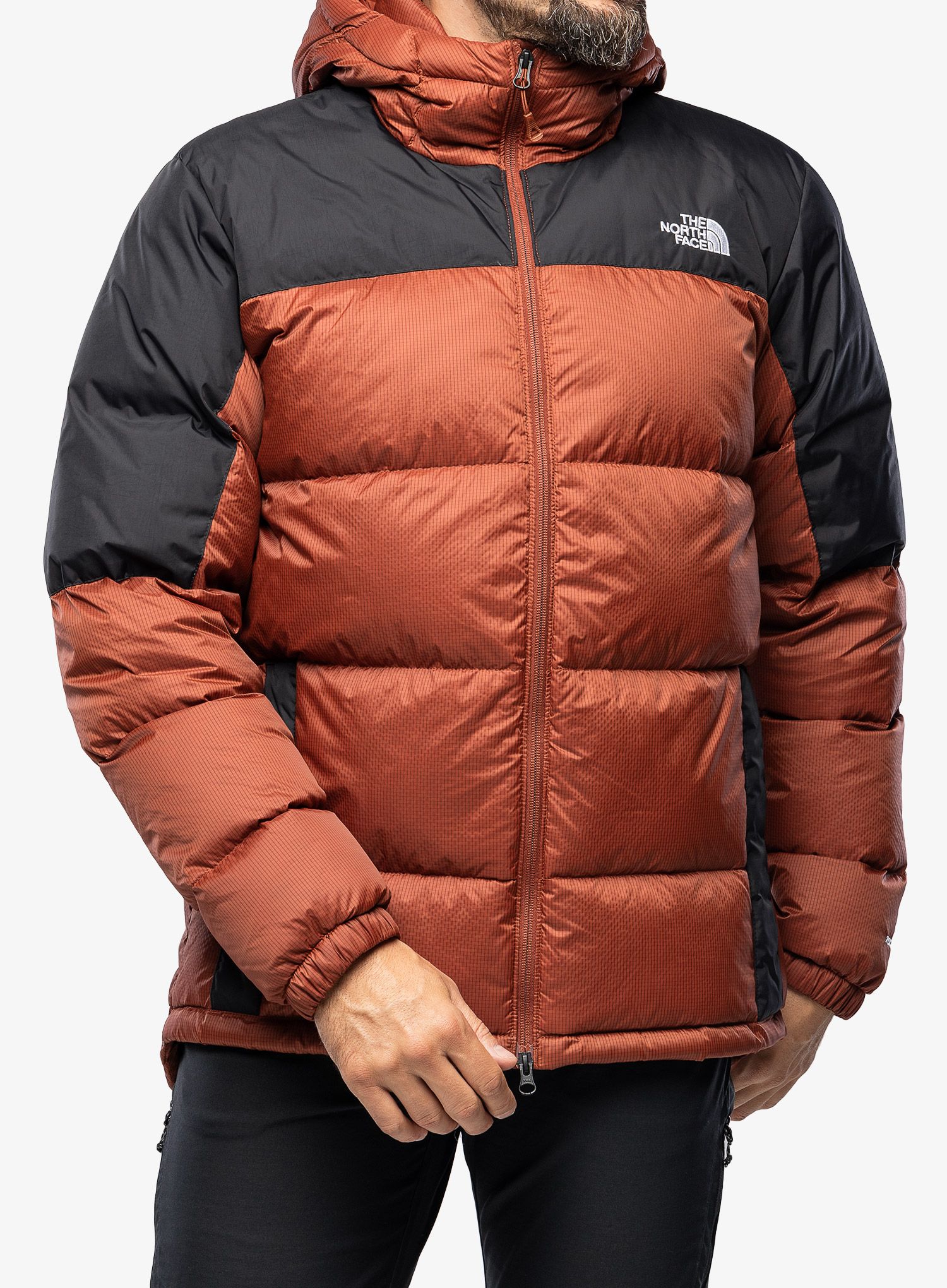 Pernata jakna The North Face Diablo Down Jacket Hoodie - brown/black