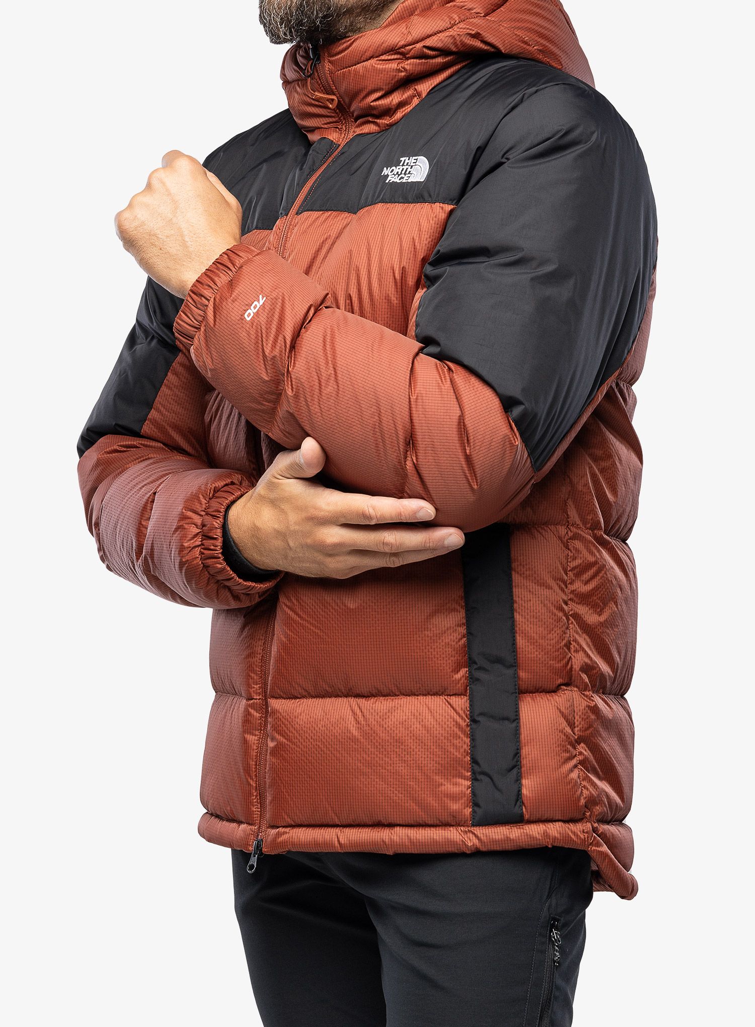 Pernata jakna The North Face Diablo Down Jacket Hoodie - brown/black