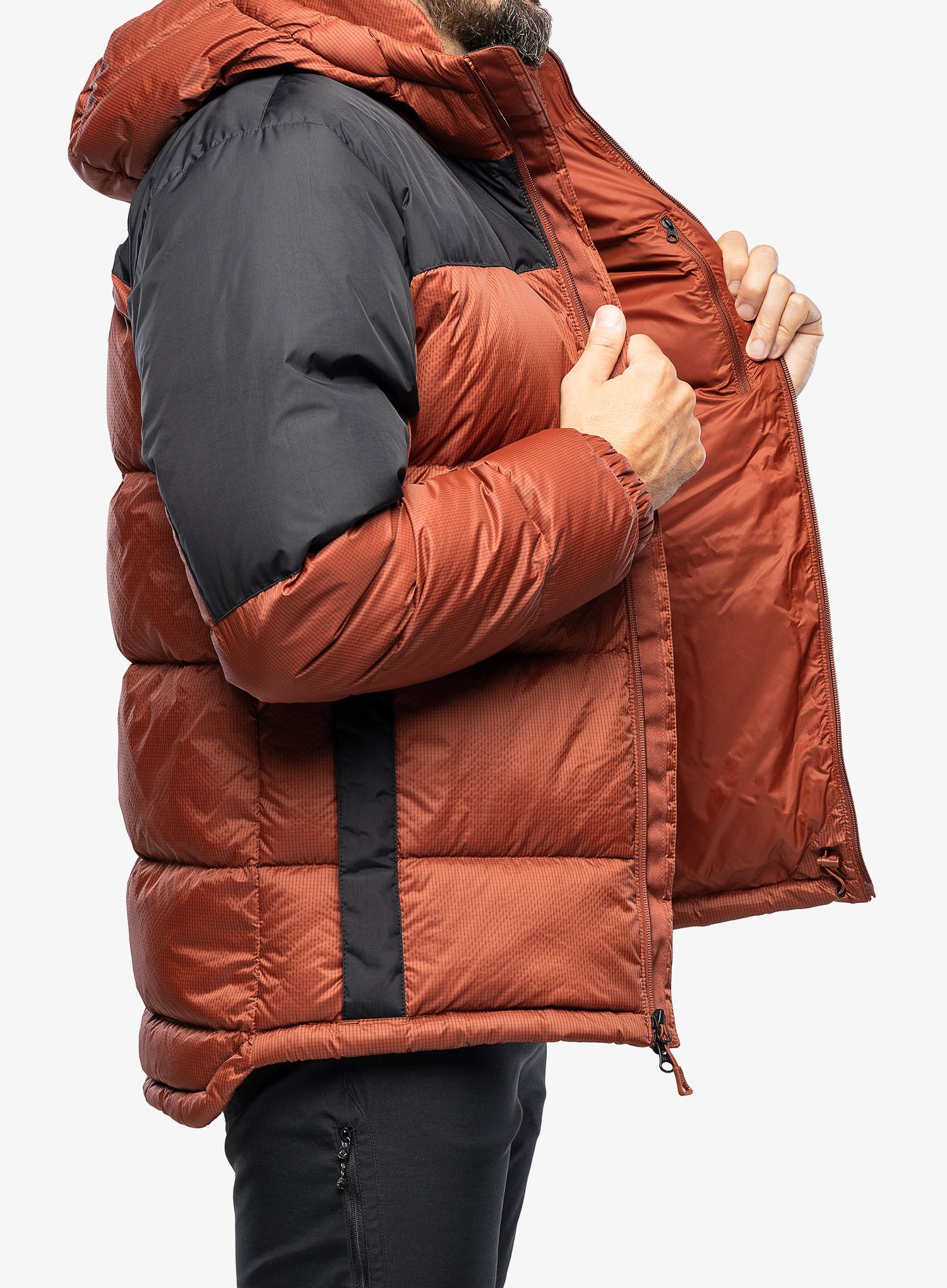 Pernata jakna The North Face Diablo Down Jacket Hoodie - brown/black