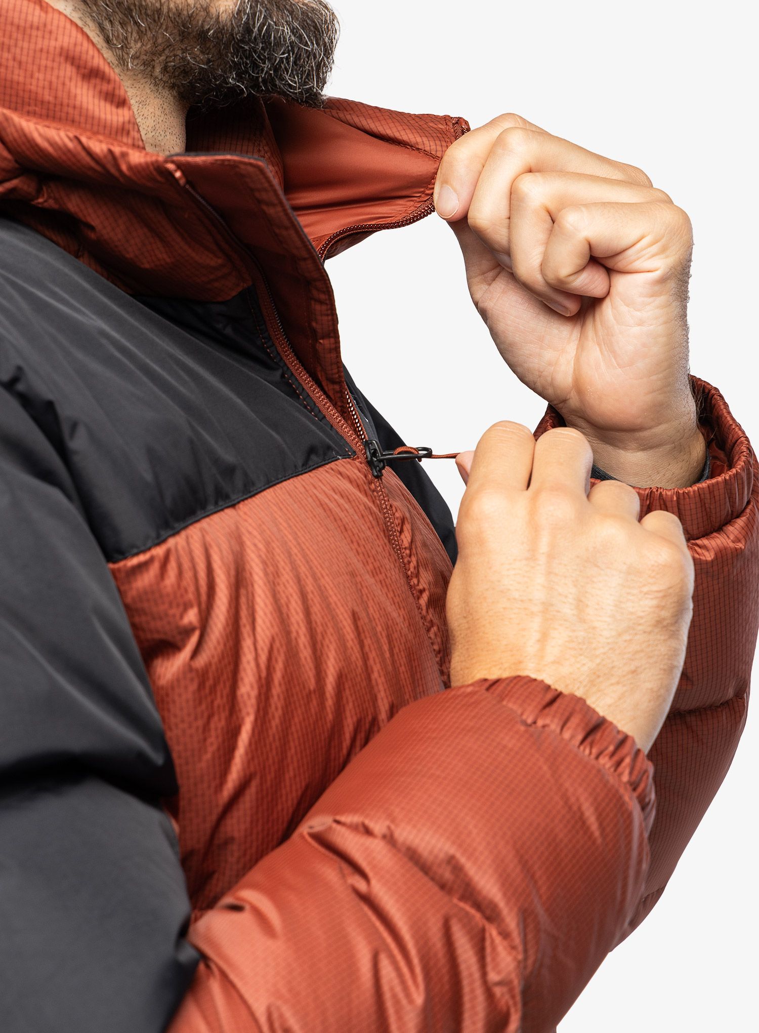 Pernata jakna The North Face Diablo Down Jacket Hoodie - brown/black