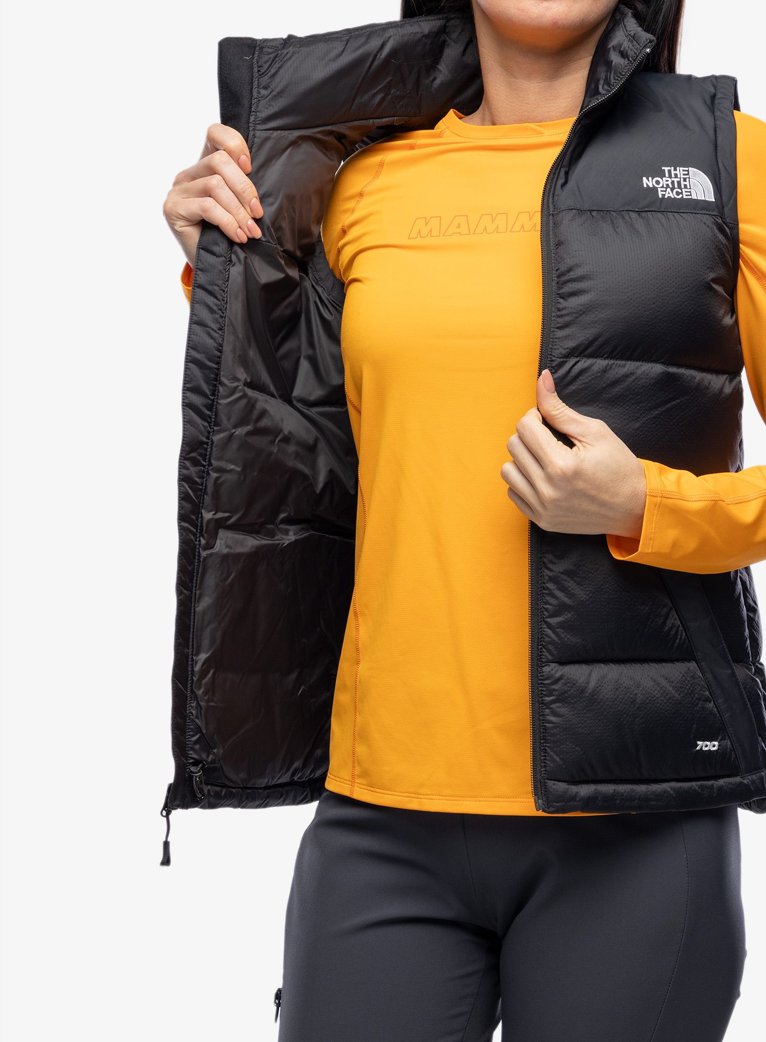 Ženski prsluk The North Face Diablo Down Vest - tnf black/tnf black