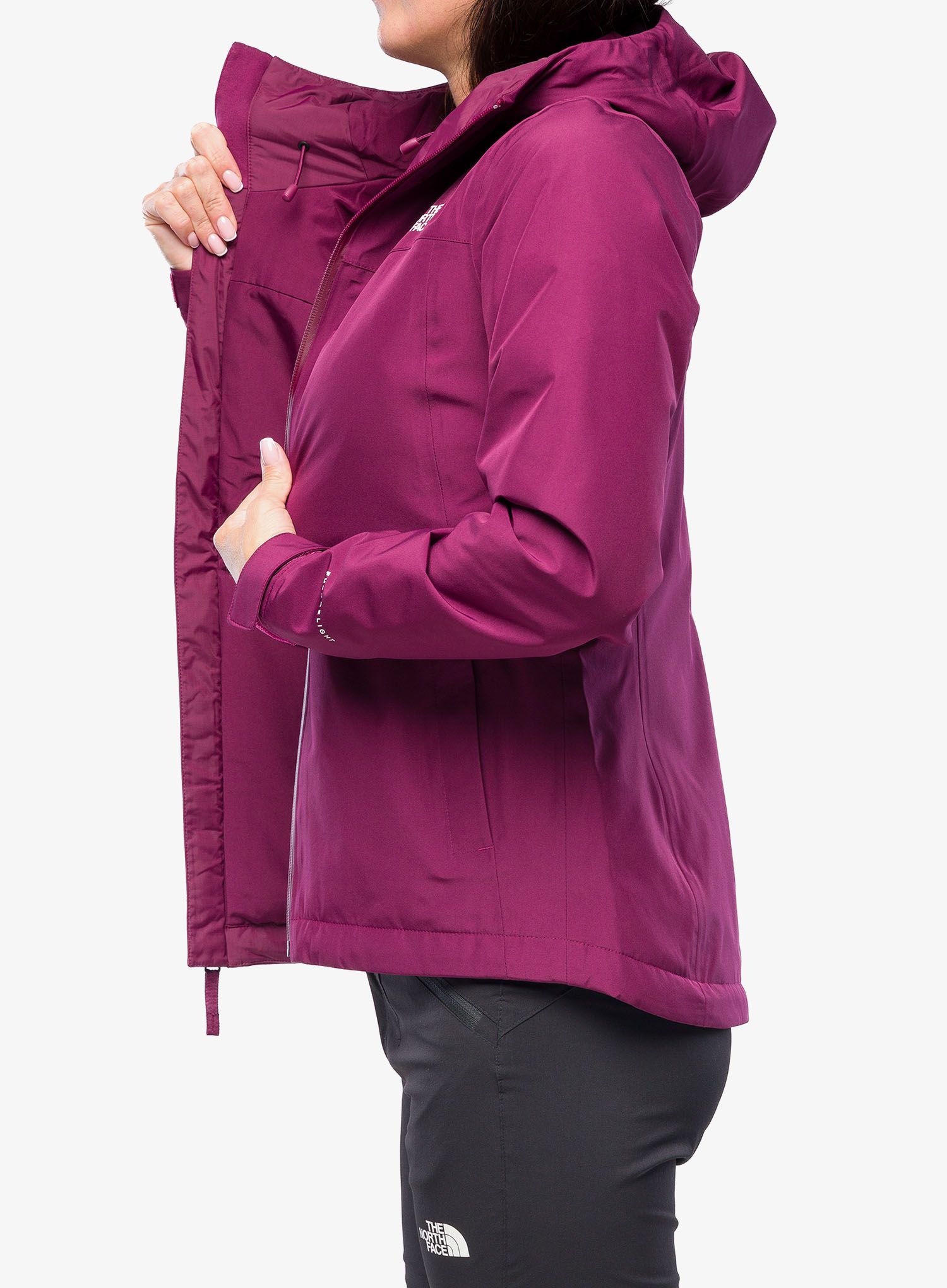 Ženska jakna The North Face Dryzzle FUTURELIGHT Insulated Jkt - boysenberry