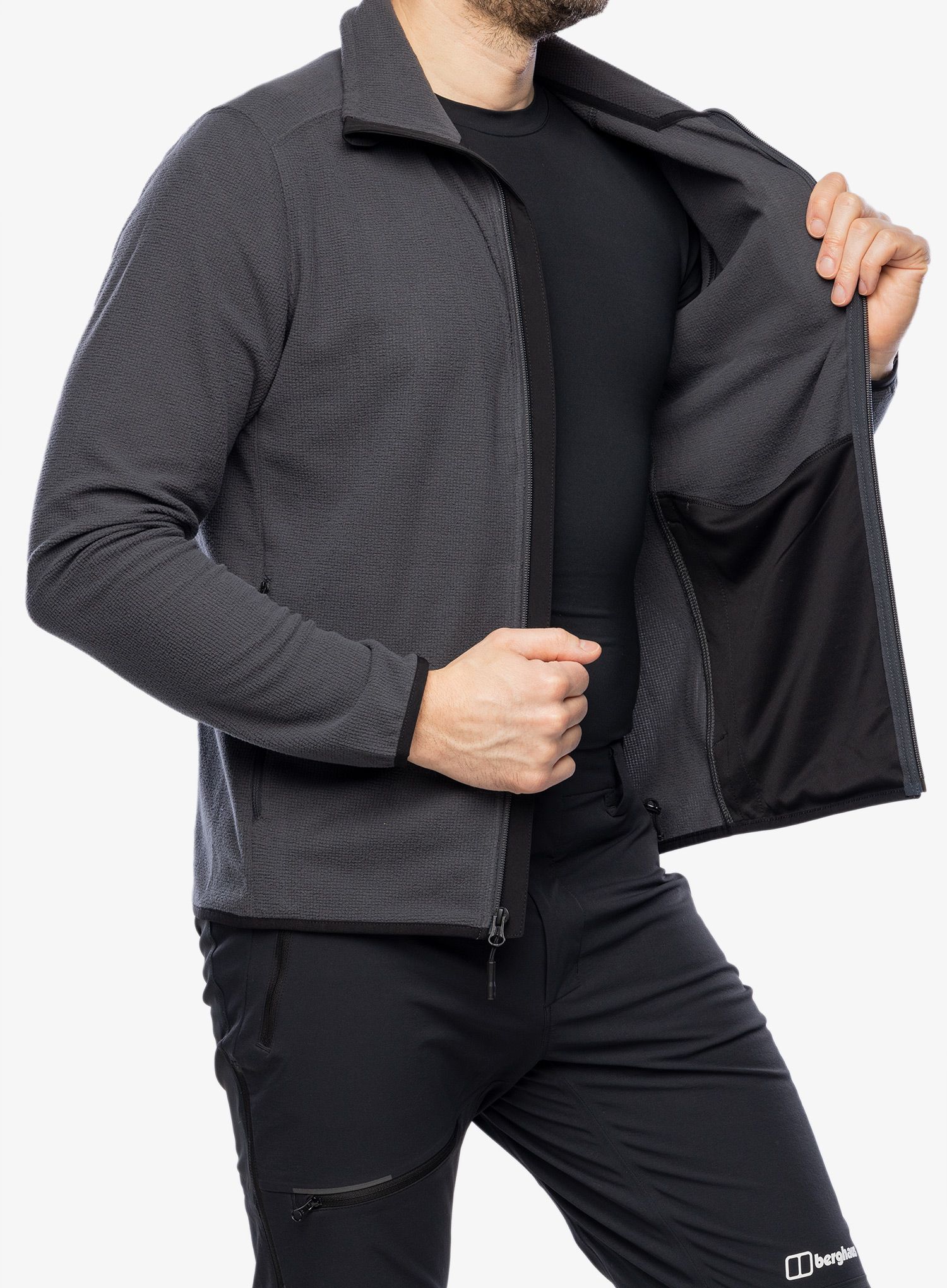 Dukserica na otkopčavanje The North Face Experit Grid Fleece - asphalt grey/tnf black
