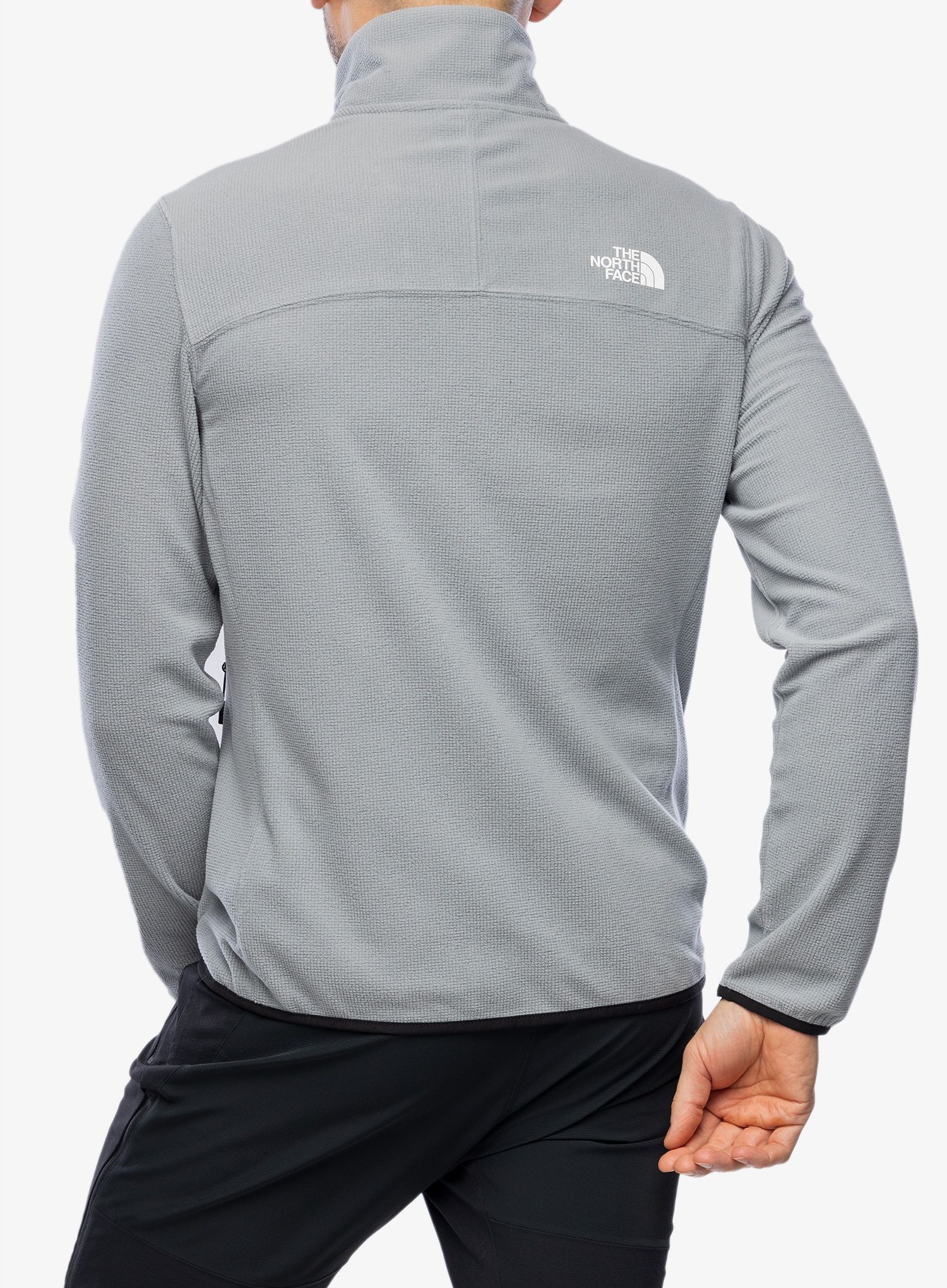 Dukserica od flisa The North Face Experit Grid Fleece - monument grey/black