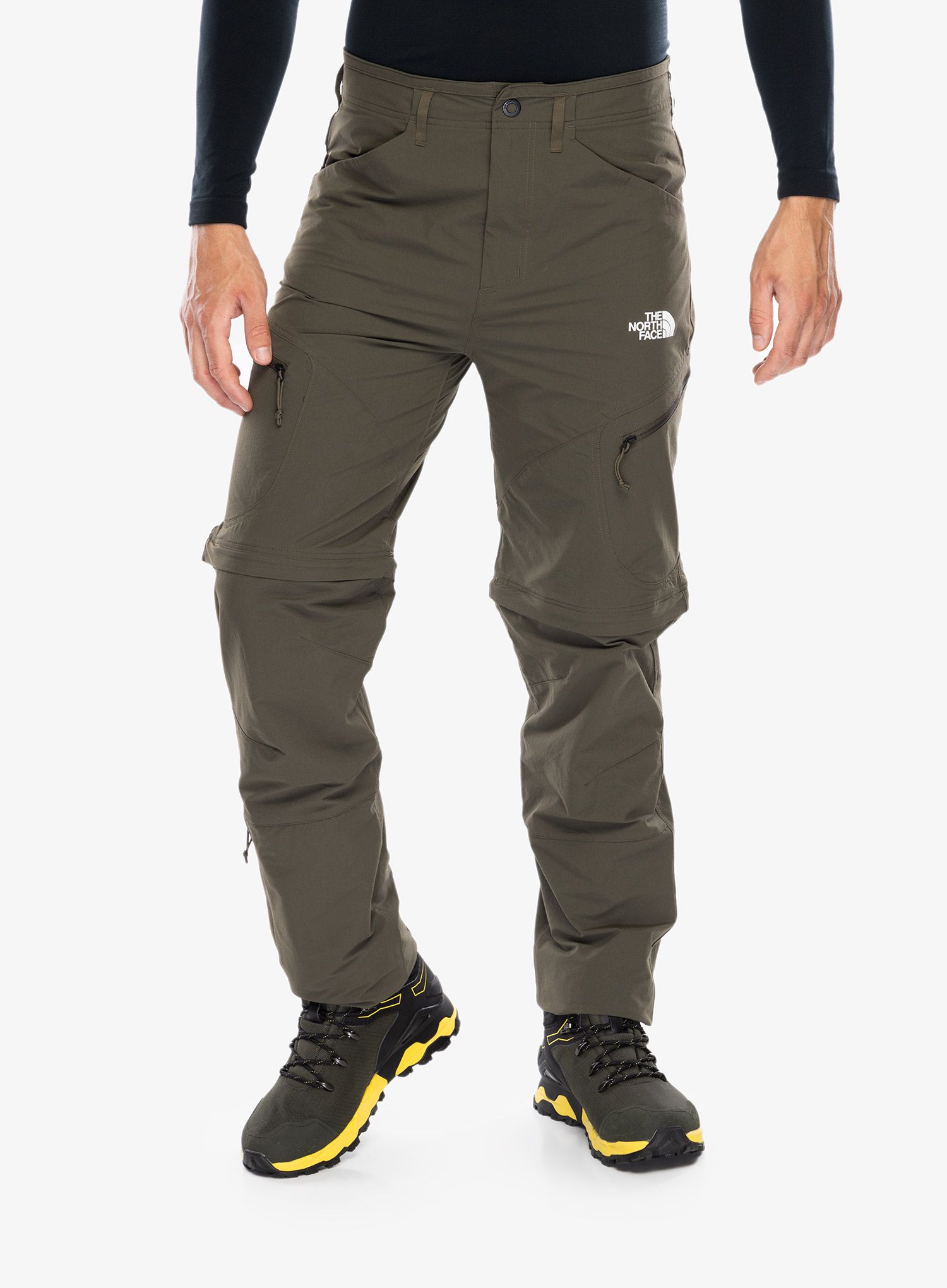 Planinarske hlače The North Face Exploration Conv Reg Tapered Pant Eu - new taupe green