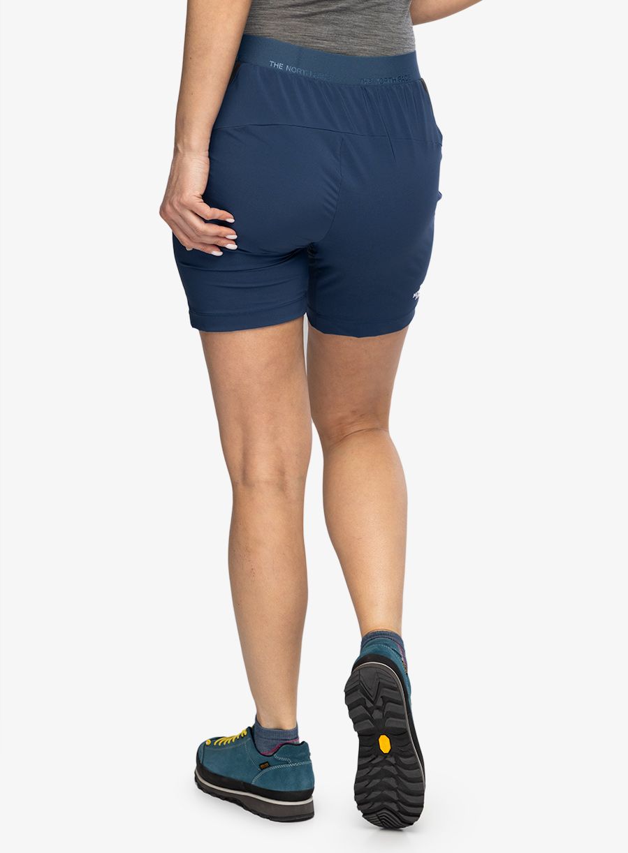 Ženske kratke hlače The North Face Felik Slim Tapered Short - shady blue/tnf black