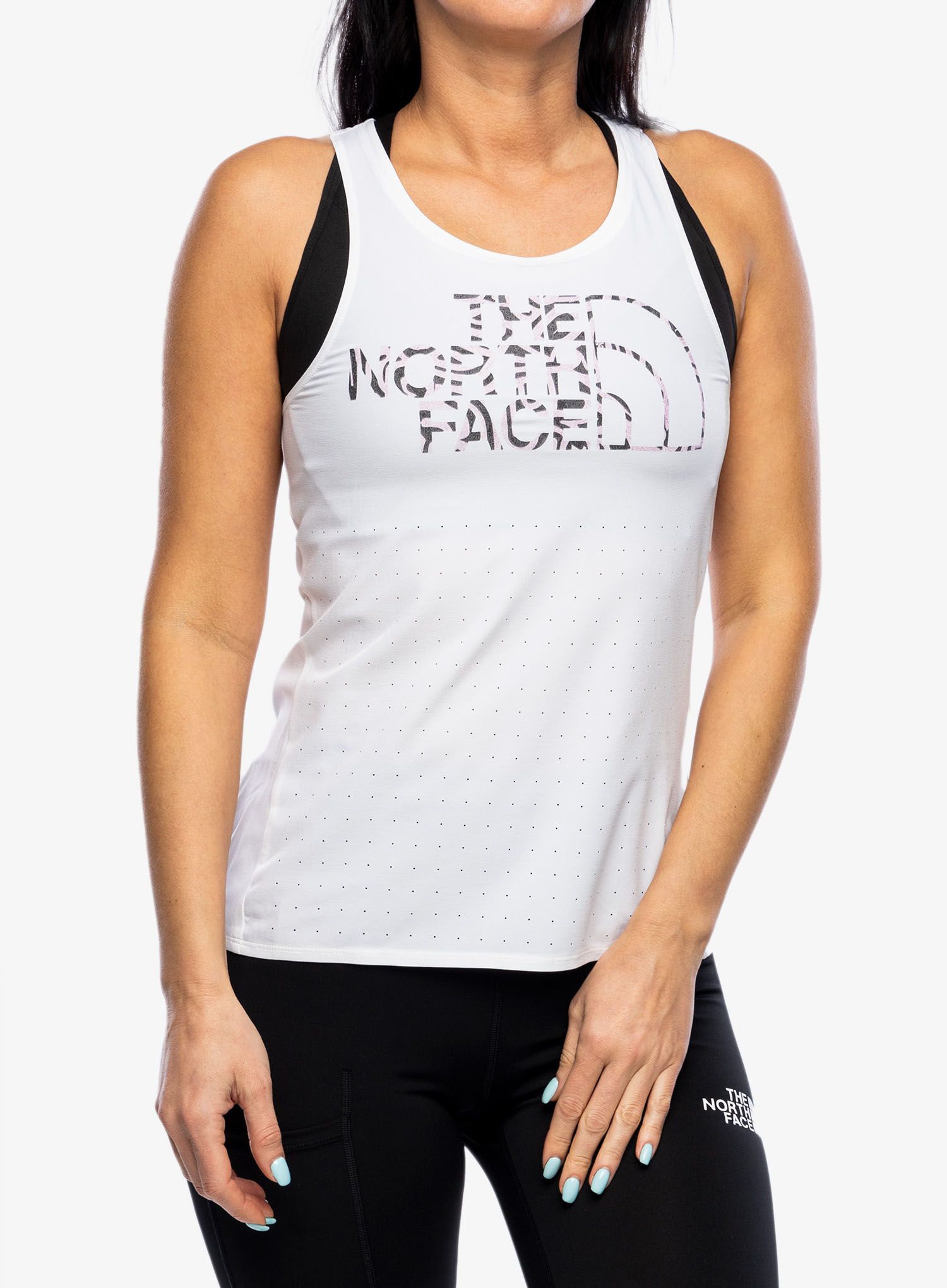 Ženski top The North Face Flight Weightless Tank - tnfwht/lvndrfgfrelcbprint