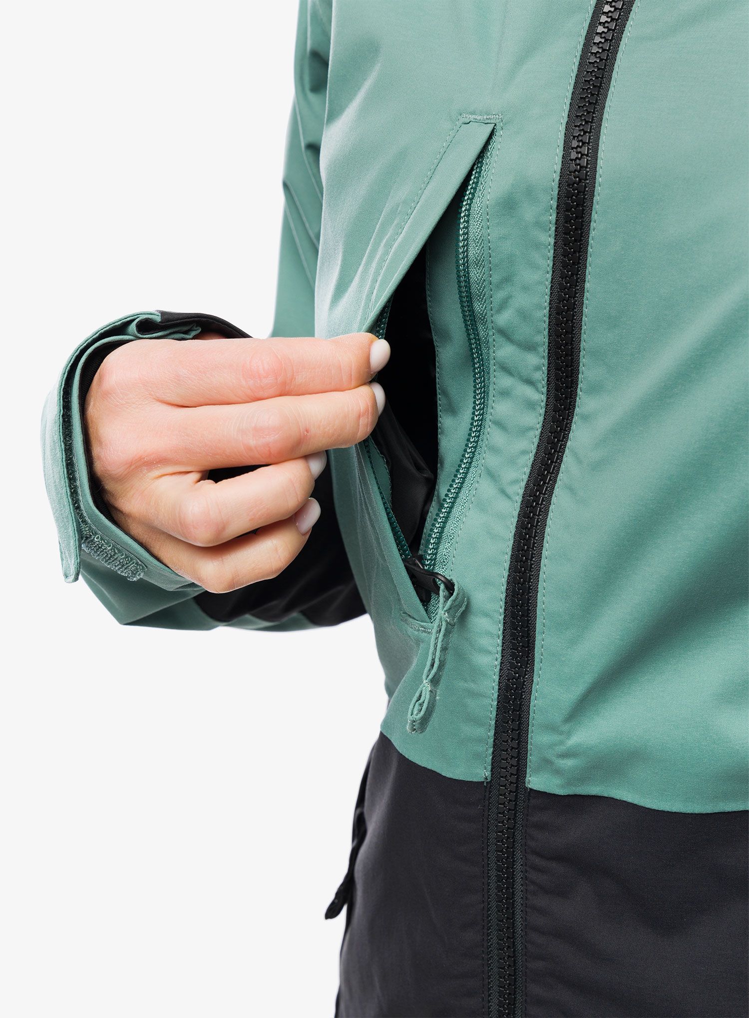 Ženska skijaška jakna The North Face Freedom Stretch Jacket - dark sage/black