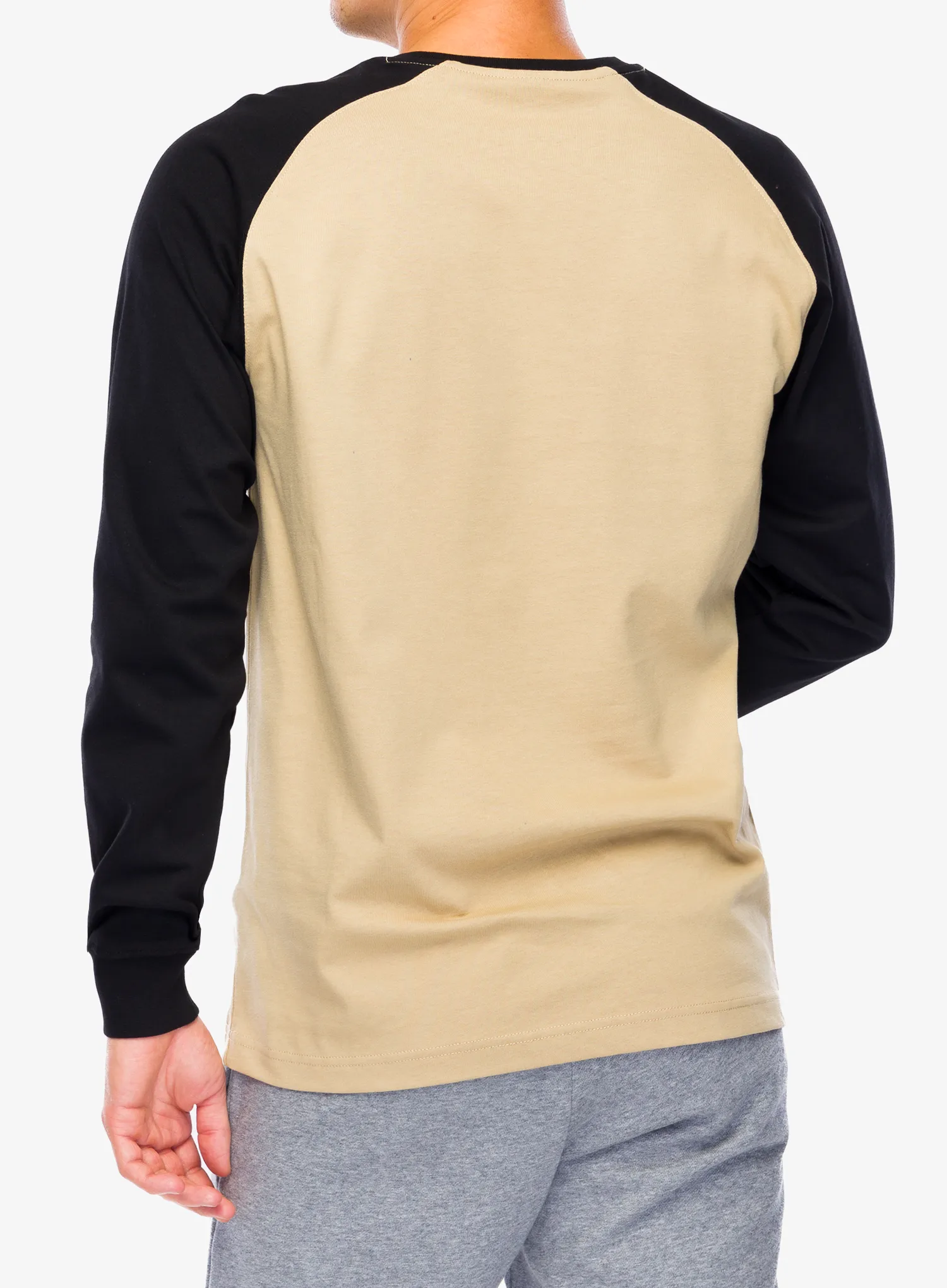 Dukserica The North Face Heritage L/S Tee - khaki stone/tnf black