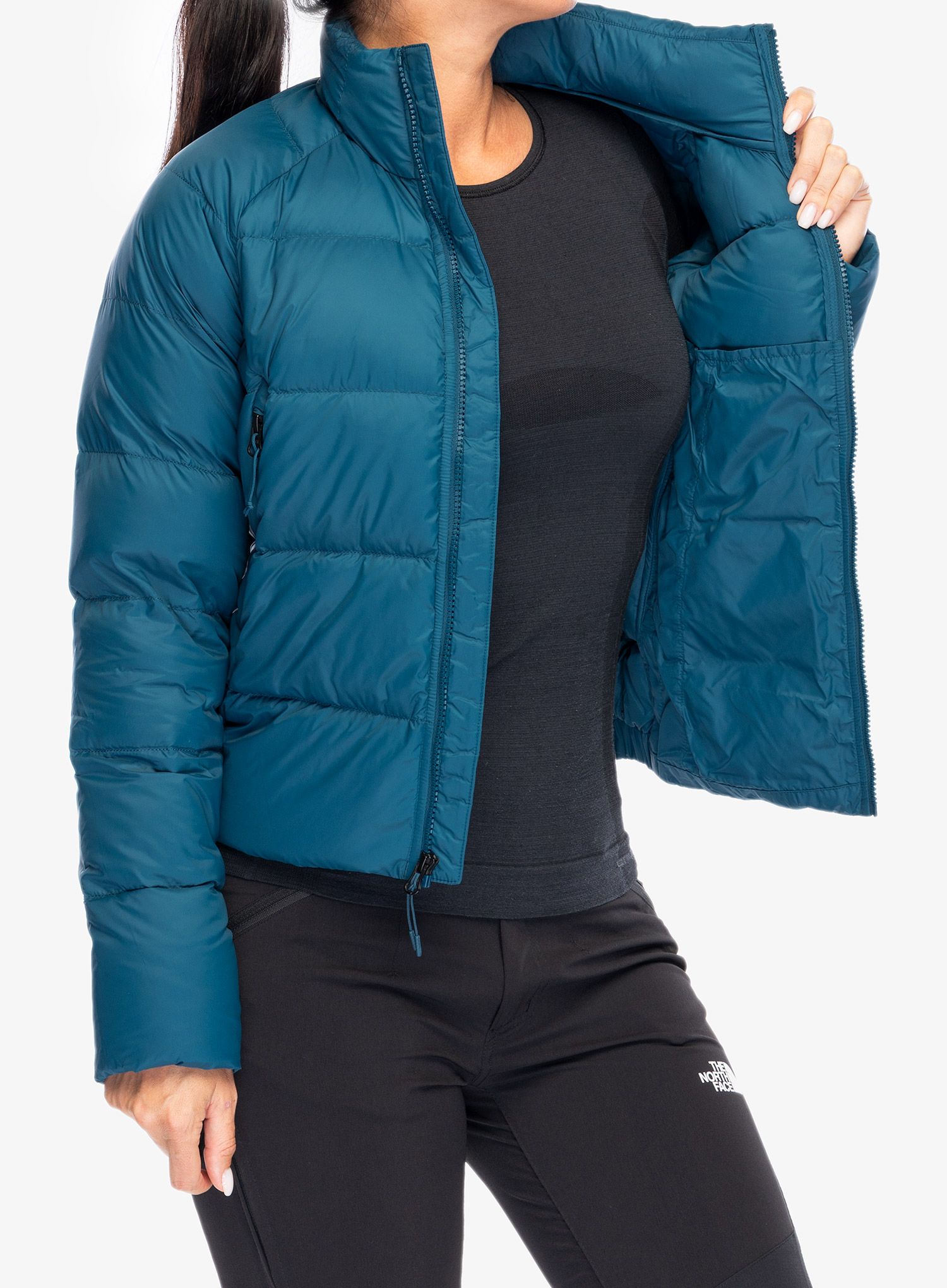 Ženska perjana jakna The North Face Hyalite Down Jacket Eu Only - midnight petrol