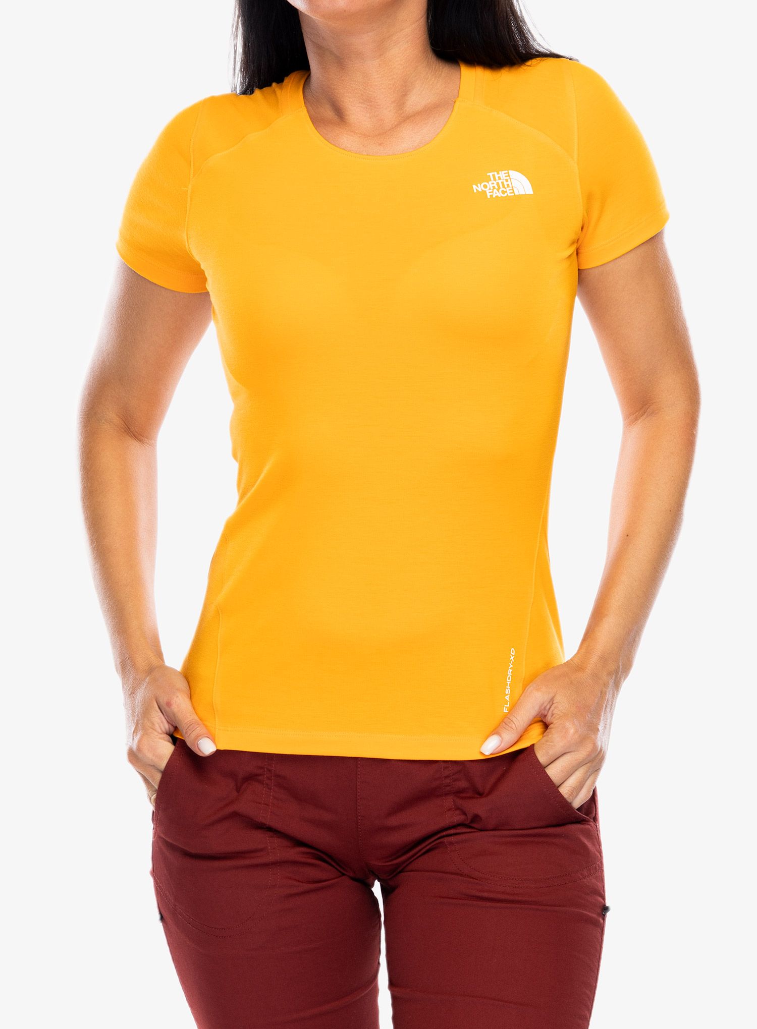 Ženska majica The North Face Lightning Alpine S/S Tee - apricot glaze