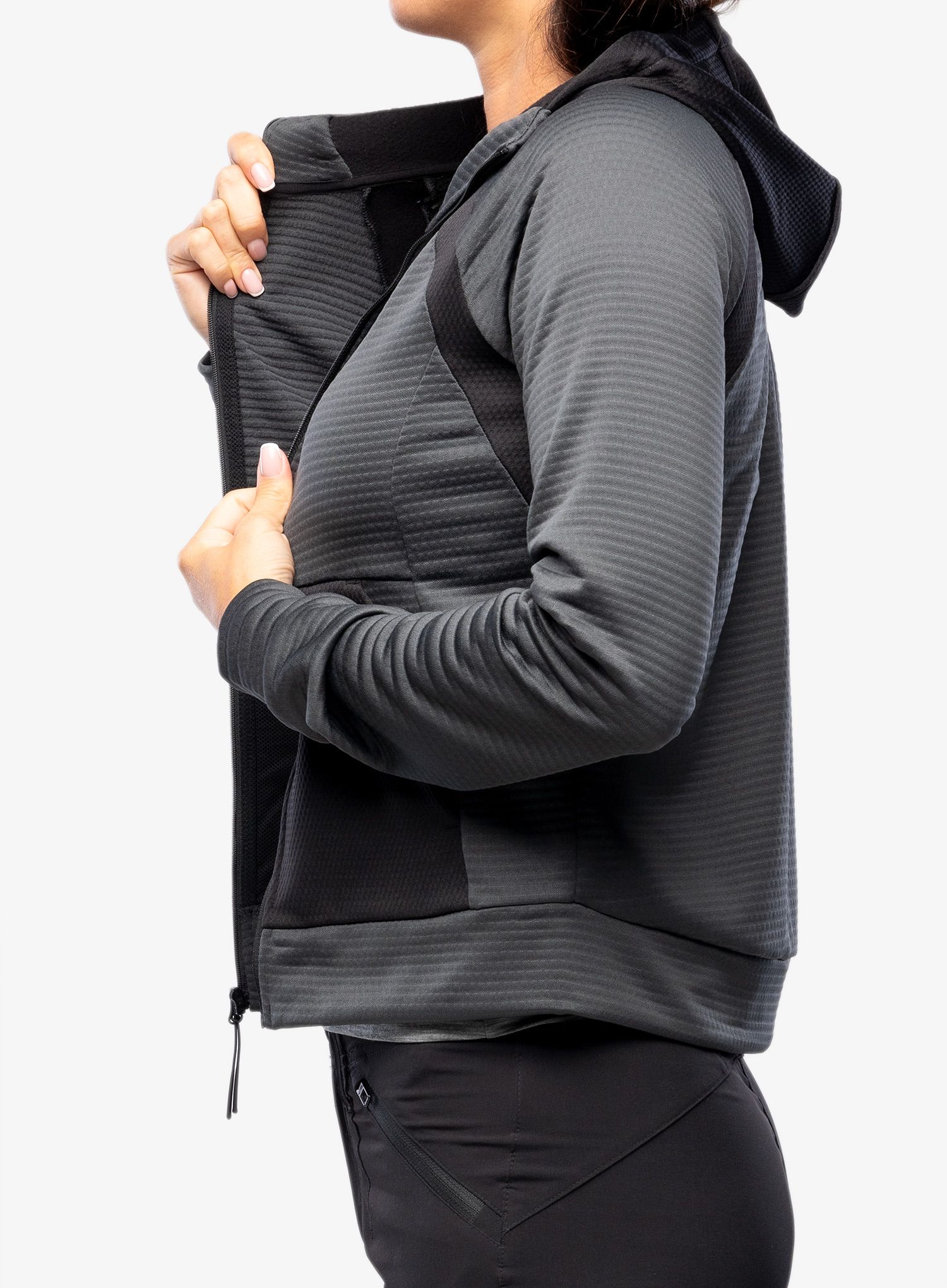 Ženska dukserica na otkopčavanje The North Face Ma Full Zip Fleece - grey/black