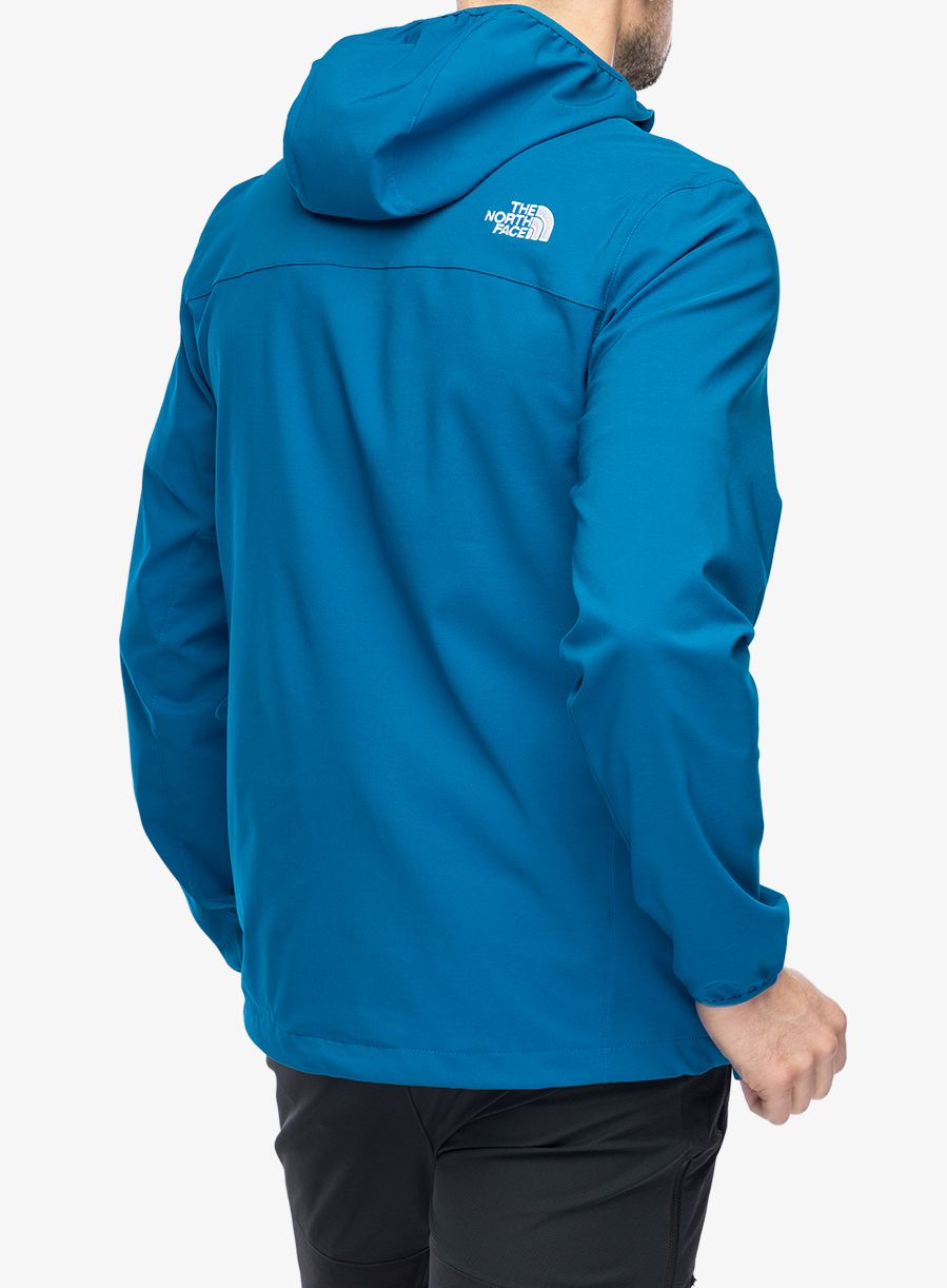 Softshell jakna The North Face Nimble Hoodie - adriatic blue
