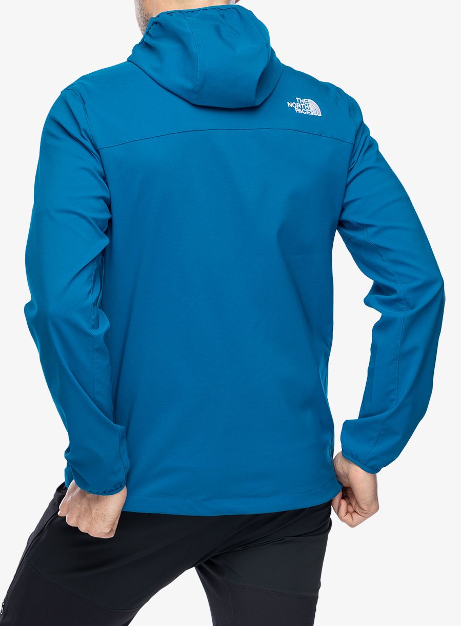 Softshell jakna The North Face Nimble Hoodie - adriatic blue