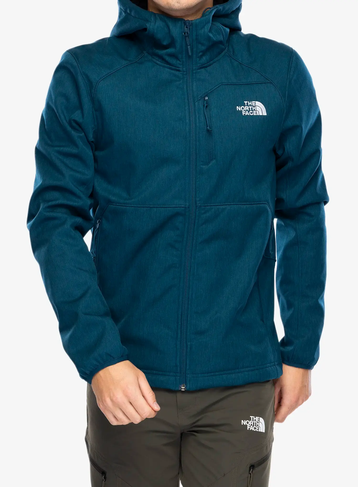 Softshell jakna The North Face Quest Hooded Softshell - midnight petrol dark heather