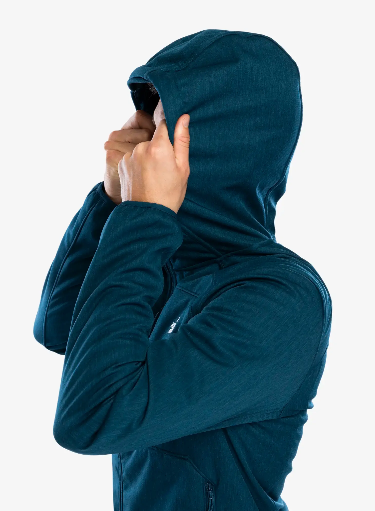 Softshell jakna The North Face Quest Hooded Softshell - midnight petrol dark heather