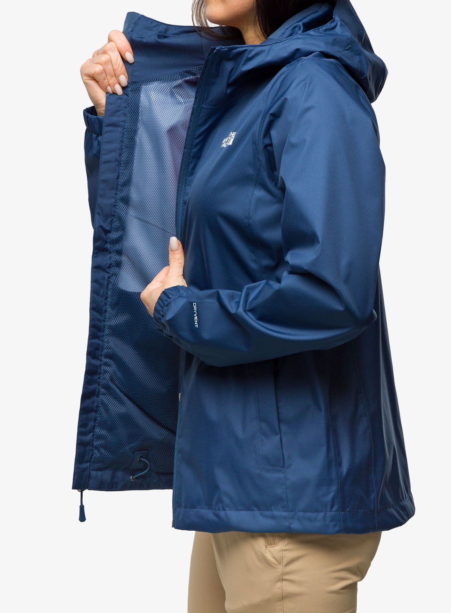 Ženska jakna za planine The North Face Quest Jacket - shady blue/tnf white