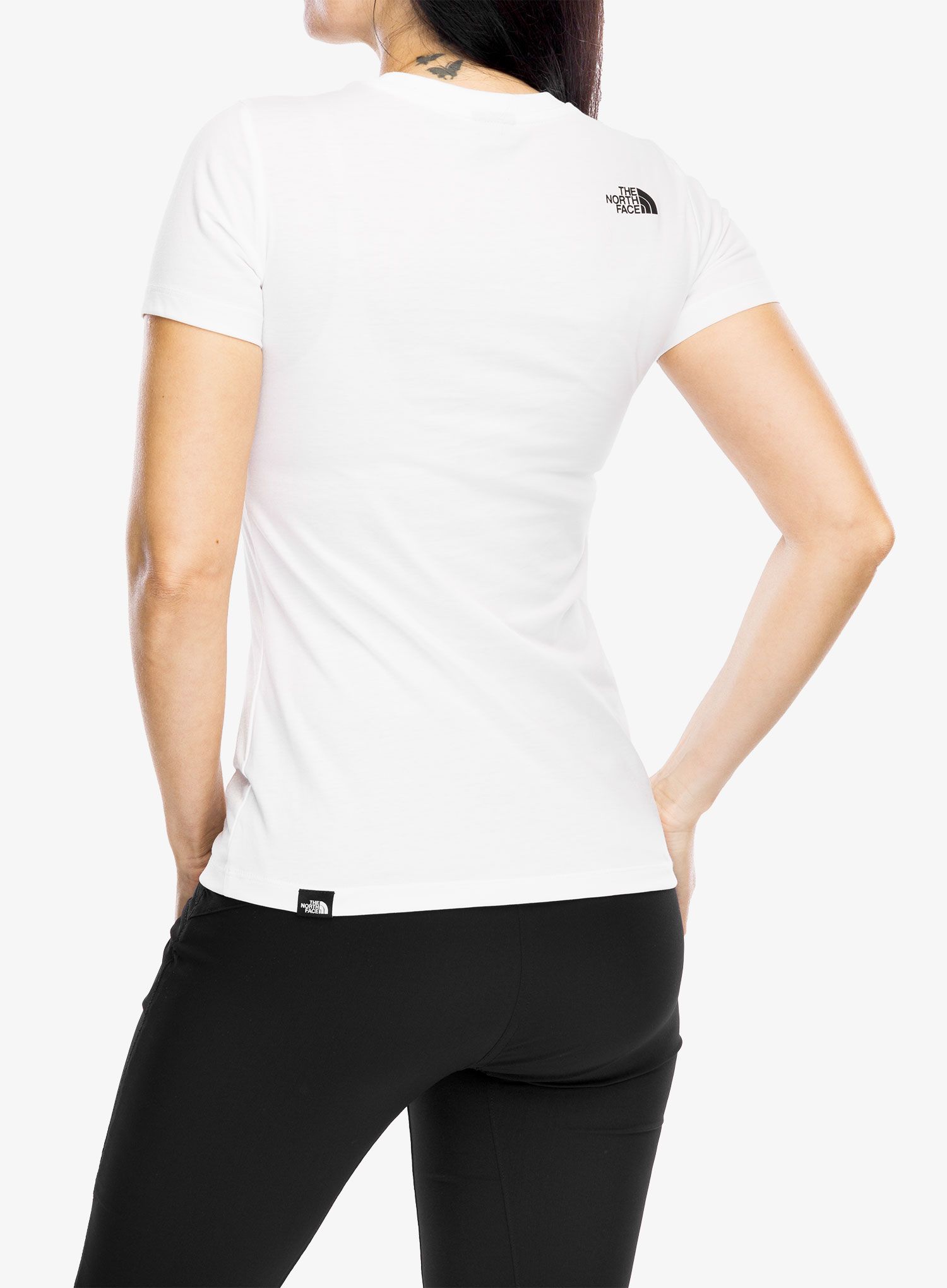 Ženska pamučna majica The North Face S/S Easy Tee - tnf white