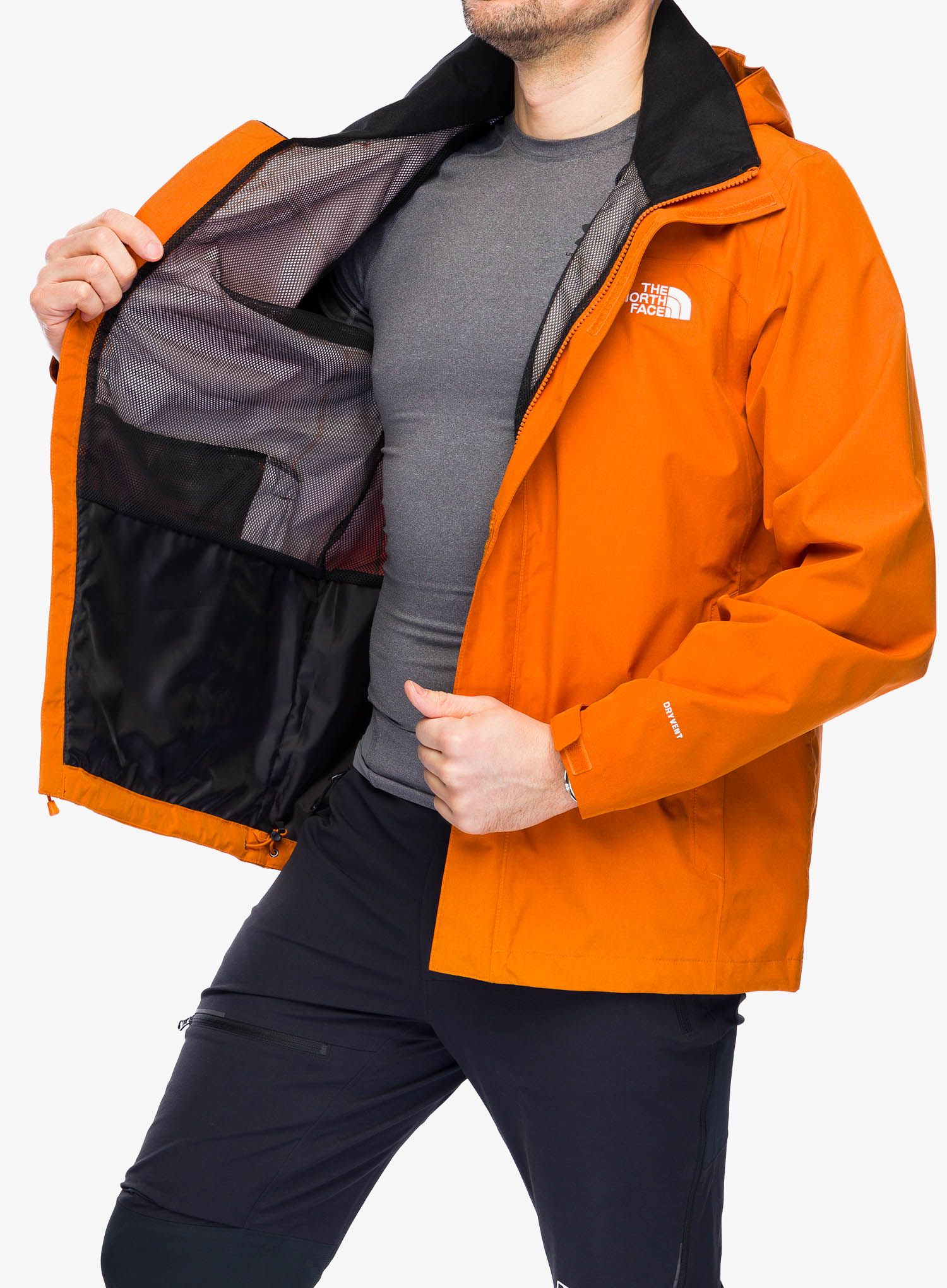 Kišna jakna The North Face Sangro Jacket - desert rust