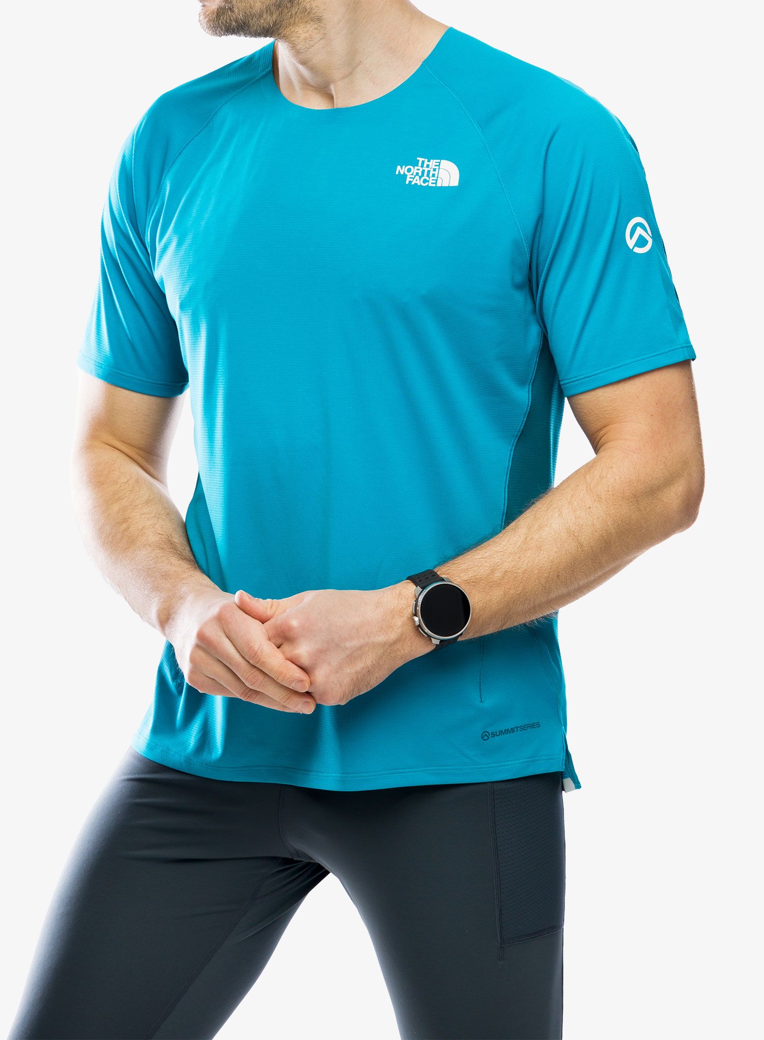 Majica za trčanje The North Face Summit High Trail Run S/S - slate/blue