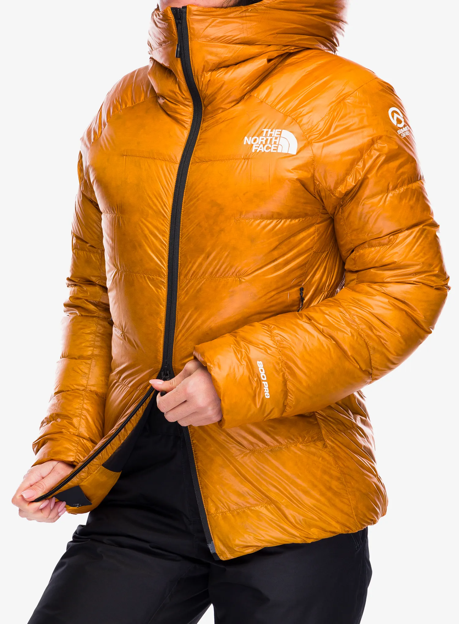 Ženska perjana jakna The North Face Summit Pumori Down Parka - iron citrus