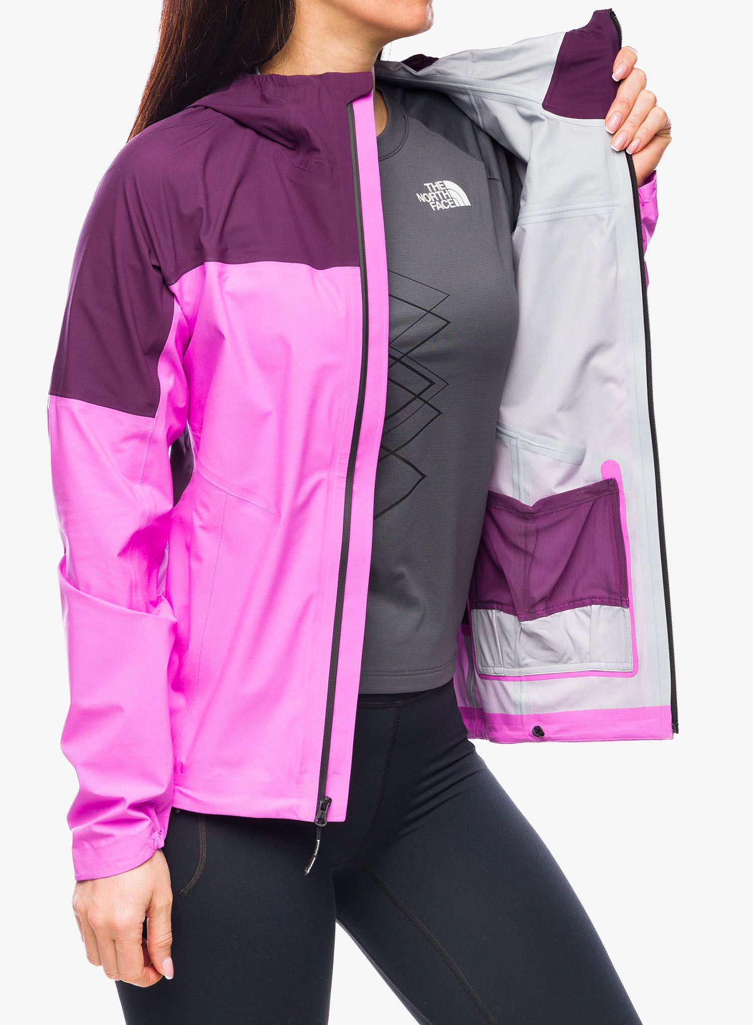 Ženska jakna za trčanje The North Face Summit Superior FUTURELIGHT Jacket - purple/flame